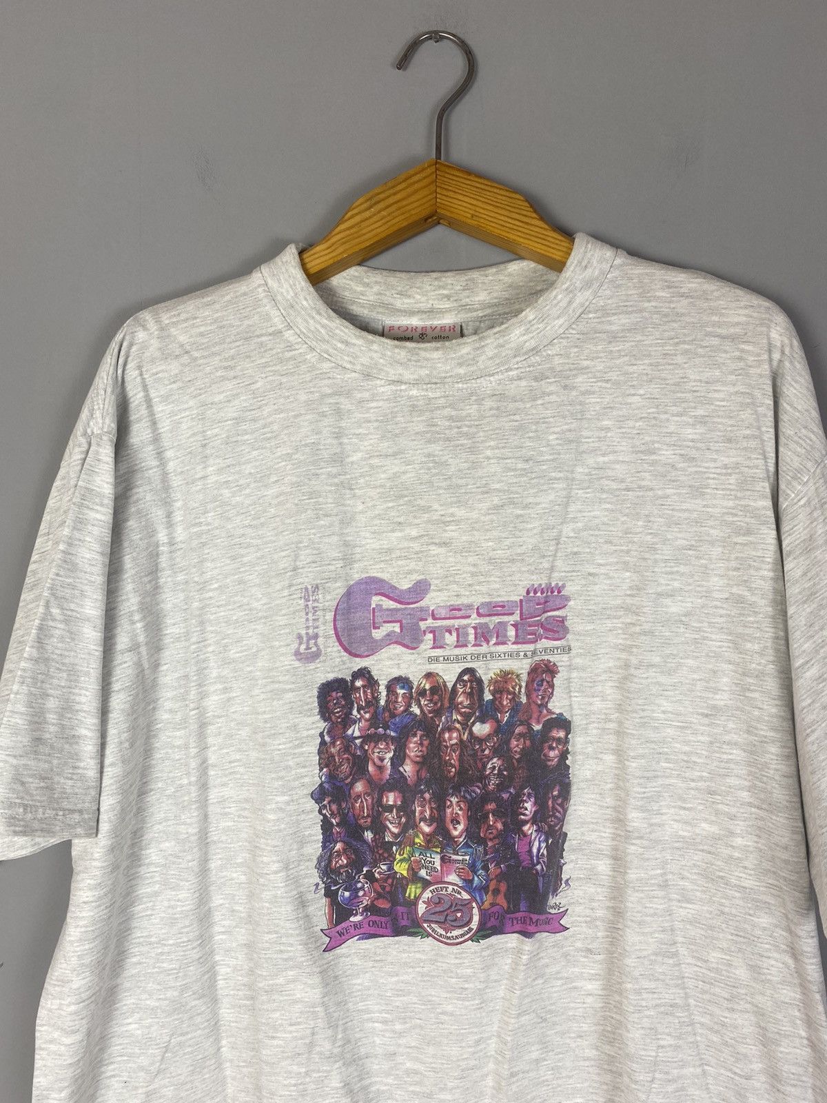 Band Tees Vintage forever good times tee T-shirt music Size US XXL / EU 58 / 5 - 2 Thumbnail