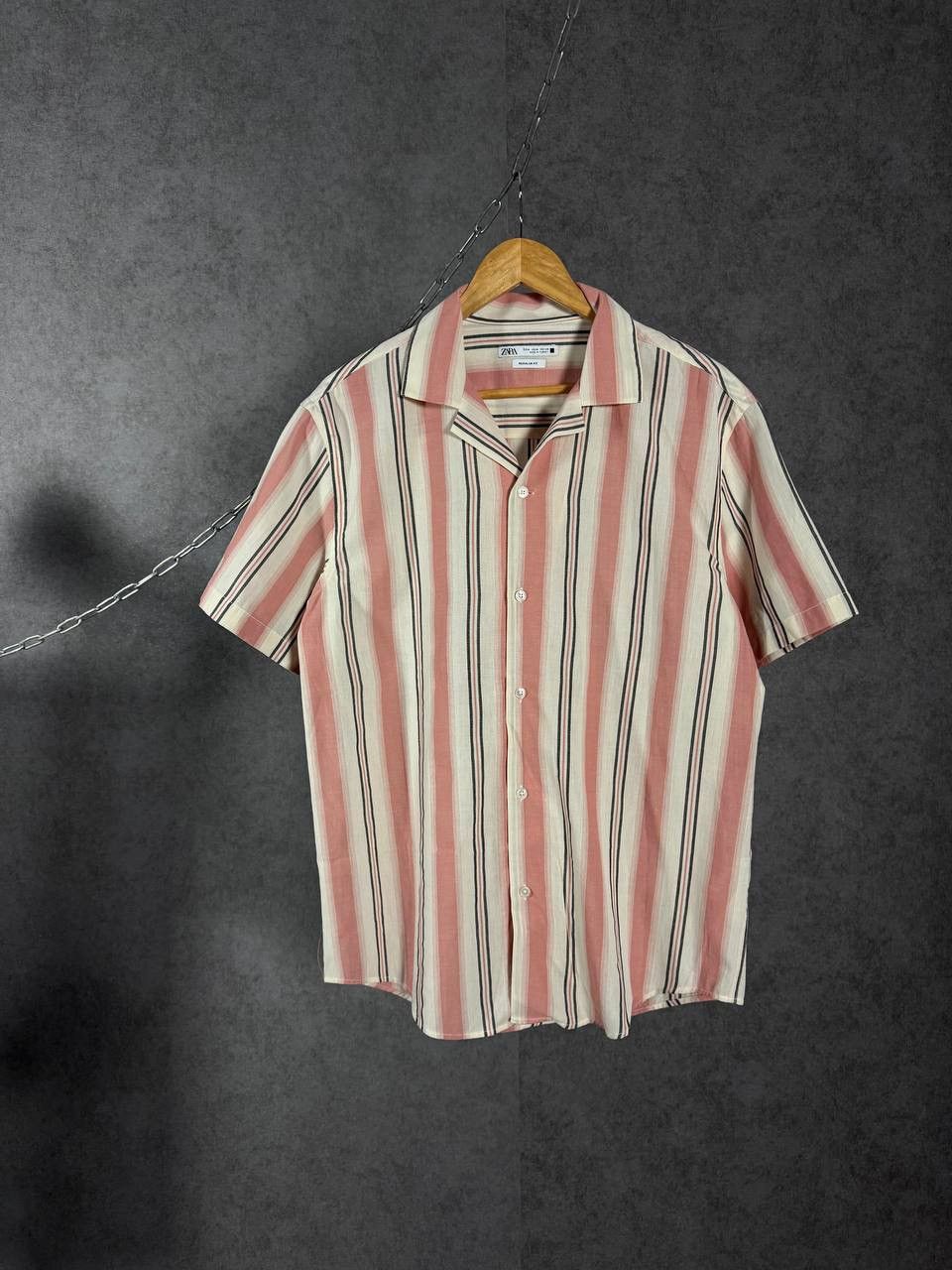 Zara Zara Man designer striped shirt Size US M / EU 48-50 / 2 - 1 Thumbnail