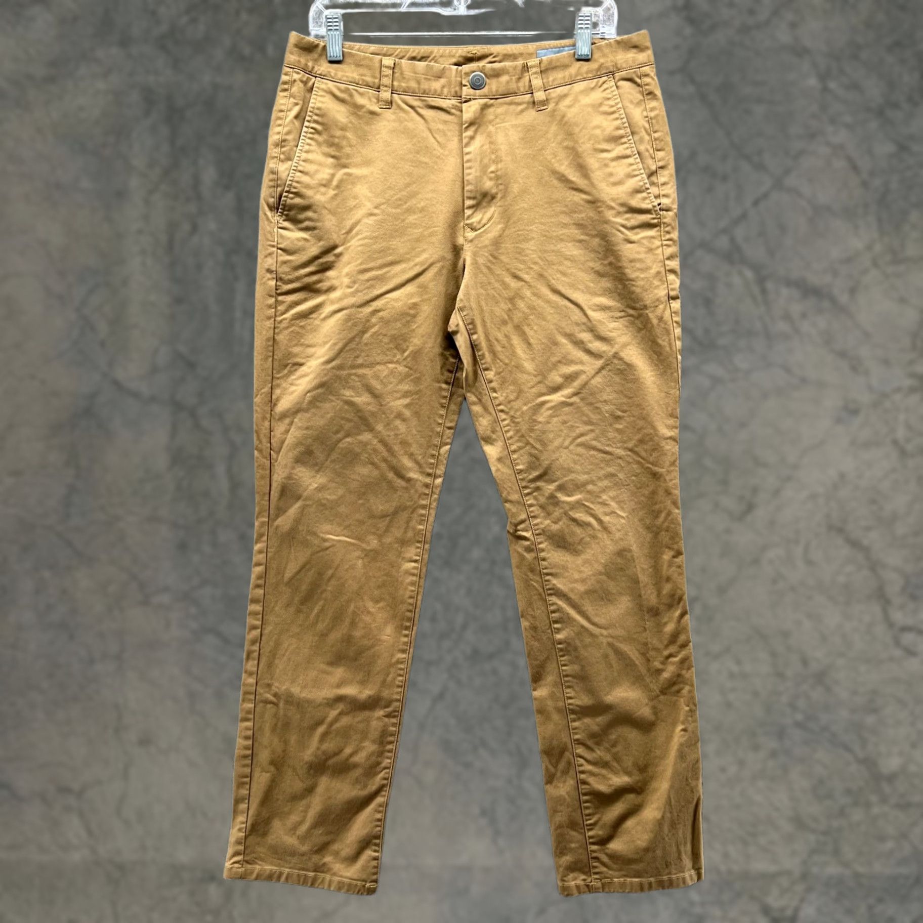Bonobos Bonobos Pants Men 31x30 Chino Flat Front Slim Casual Canvas Trousers Beige Beige Black? Size US 31 - 1 Thumbnail