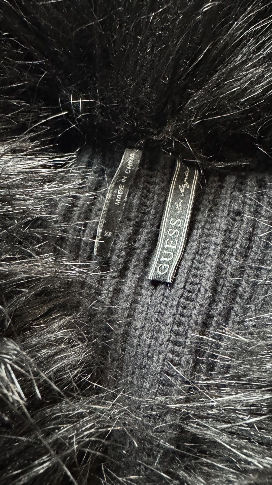 Japanese Brand Guess Y2K Faux Fur Knit Vest Jacket miu miu punk grunge cdg Size XS / US 0-2 / IT 36-38 - 5 Thumbnail