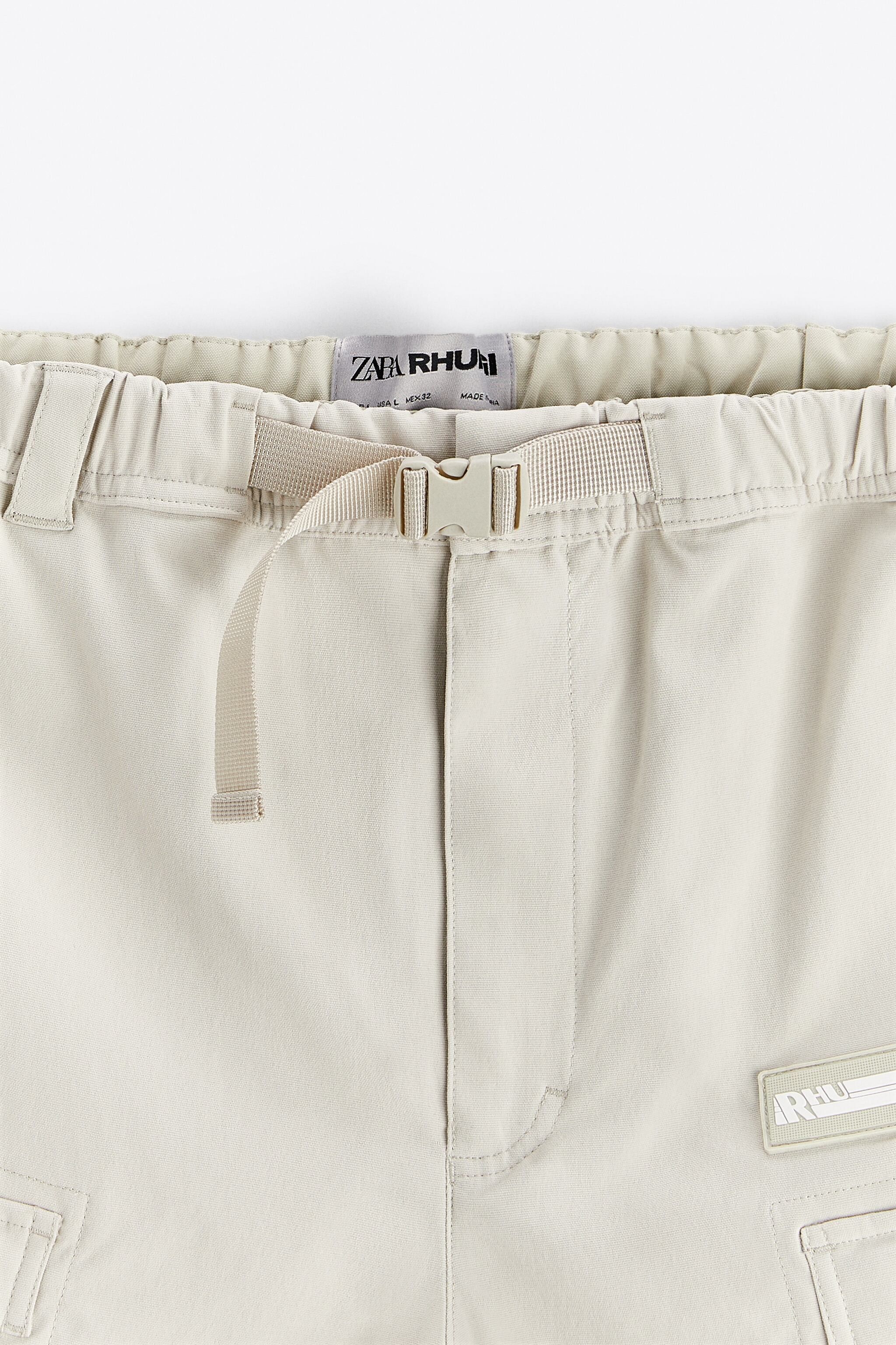 Zara RHUIGI X ZARA — TECHNICAL CARGO PANTS LIMITED EDITION LARGE Size US 34 / EU 50 - 3 Thumbnail
