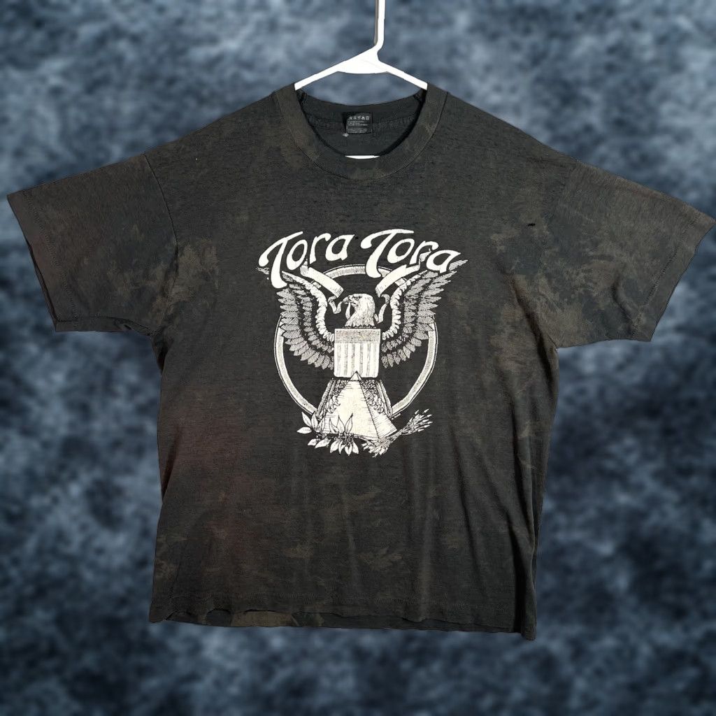Fruit Of The Loom VINTAGE Tora Tora Wild In Memphis Again T Shirt Adult XL Black USA Made Mens Size US XL / EU 56 / 4 - 1 Thumbnail
