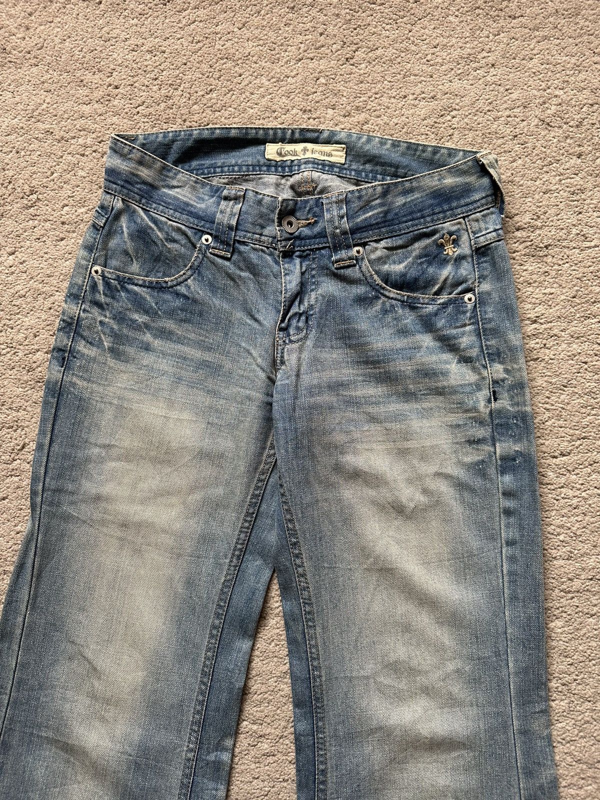 Cook Jeans 2000s Cook Jeans Washed Flare Jeans / Bootcut Jeans Size US 29 - 5 Thumbnail