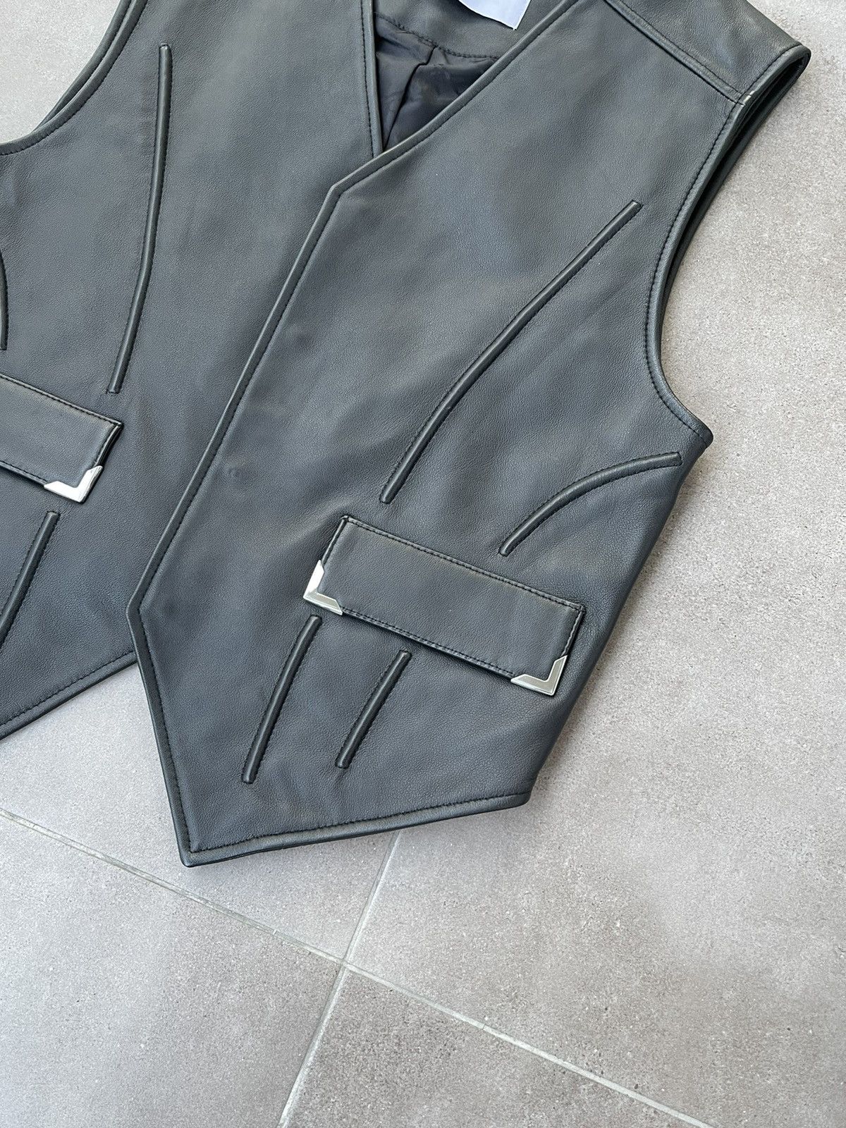 Han Kjobenhavn !DS! FW22 Han Kjobenhavn Tendon Cargo Leather Vest Size US S / EU 44-46 / 1 - 10 Thumbnail