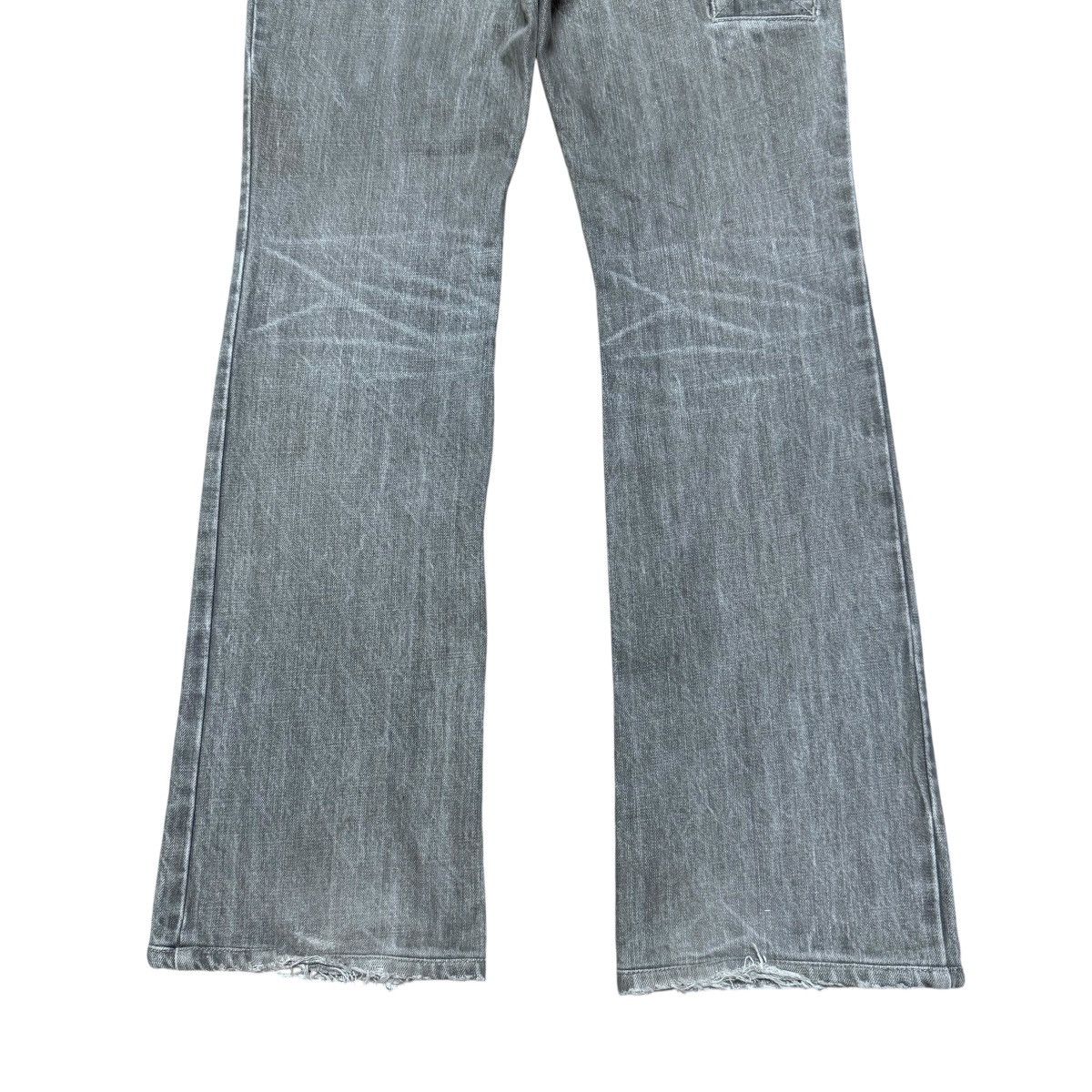 L7 Real Hip L7 Real Hip Grey Denim Flare Jeans Hedi Slimane Size US 32 / EU 48 - 13 Thumbnail