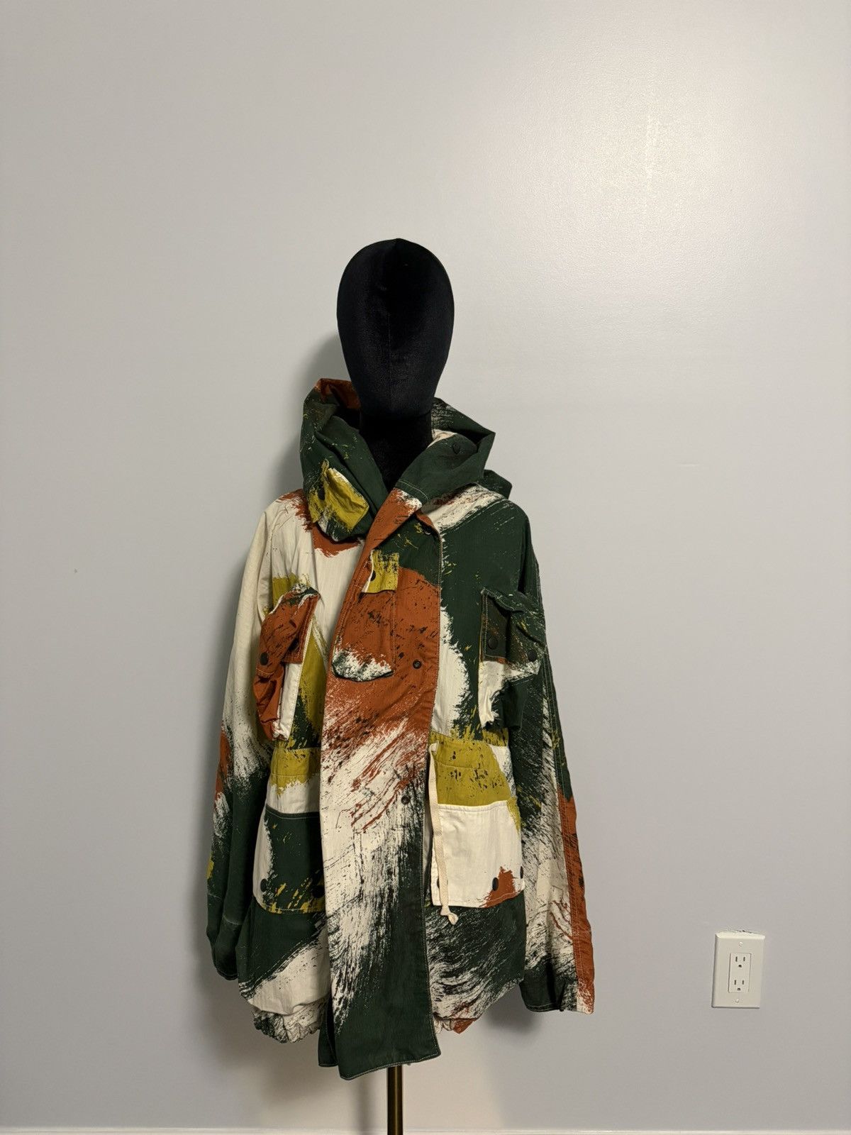 Kapital Kapital Multi-Color Paint Splatter Hooded Jacket Size US M / EU 48-50 / 2 - 2 Thumbnail