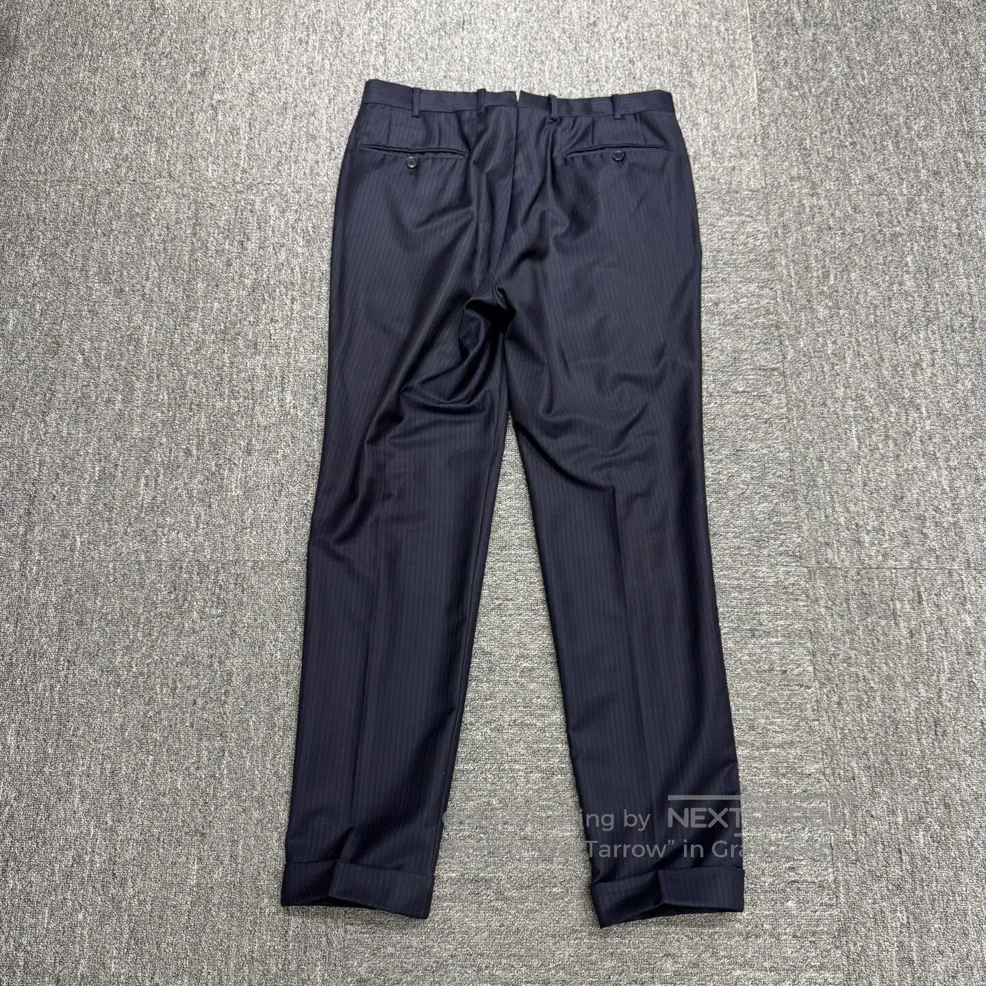 Ermenegildo Zegna Ermenegildo Zegna Vertical striped wool casual pants| Size US 32 / EU 48 - 2 Thumbnail