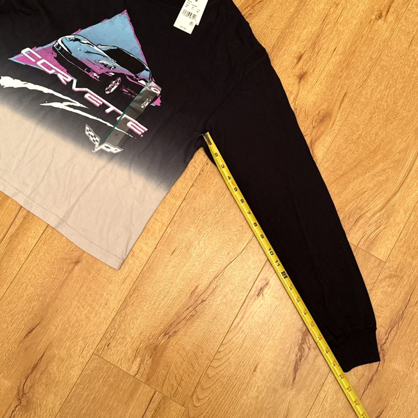 Vintage VINTAGE 2000s Y2K Chevrolet Corvette General Motors Neon Longsleeve T-Shirt Womens M NEW Size M / US 6-8 / IT 42-44 - 4 Thumbnail
