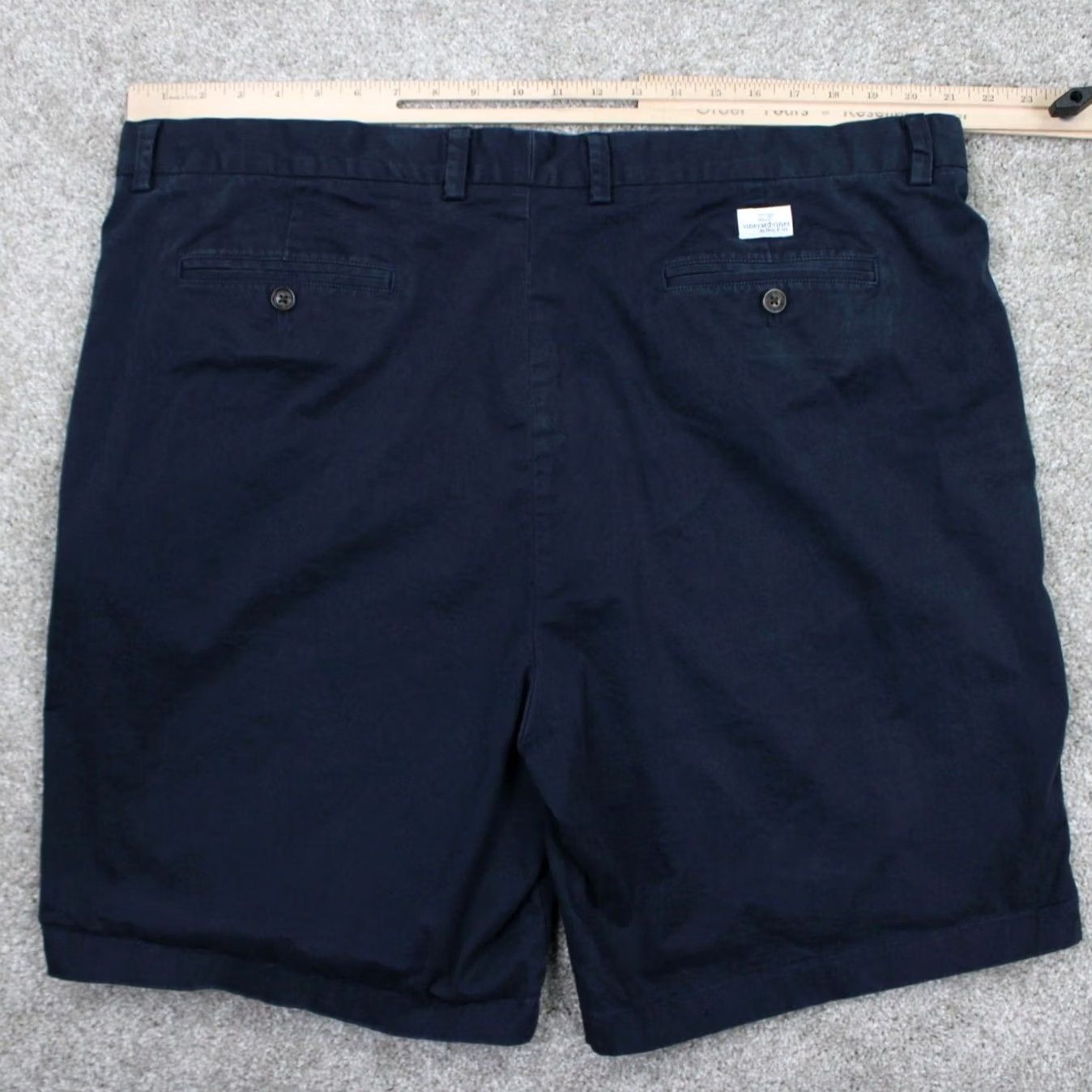 Vineyard Vines Vineyard Vines Breaker Shorts Mens 42 Blue Chino Stretch Flat Front 9" Inseam, Regular Fit, Casual Beach Theme Size US 42 / EU 58 - 6 Thumbnail