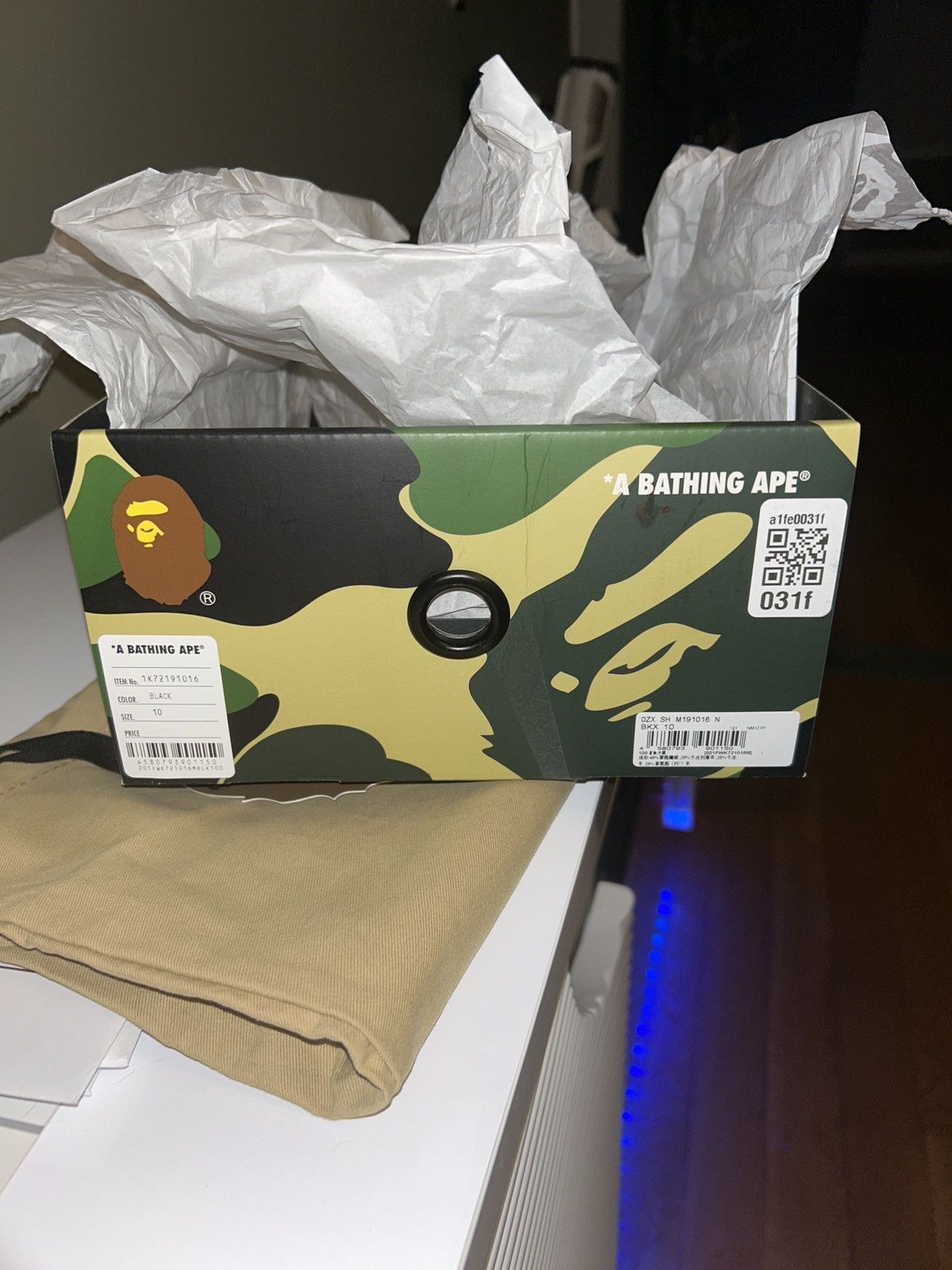 Bape GOAT Exclusive Bapesta Size US 10 / EU 43 - 8 Thumbnail