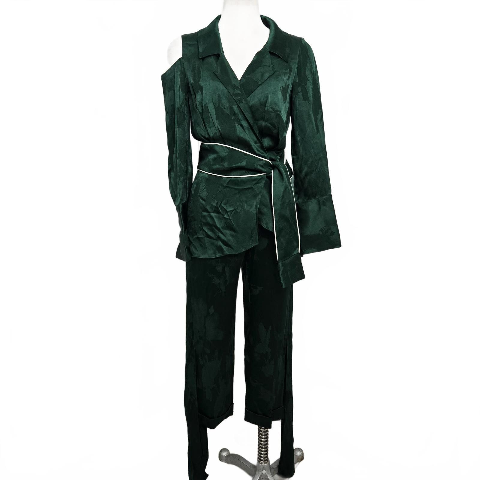 Hennessy Hellessy Printed Blouse Pants Set Size ONE SIZE - 1 Thumbnail