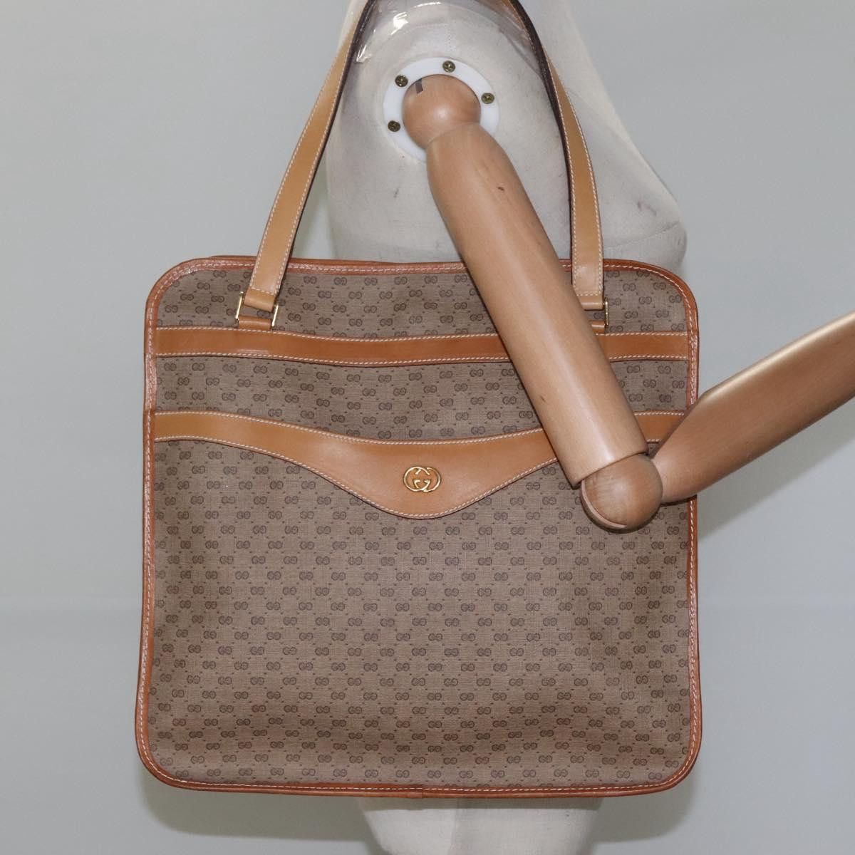 Gucci GUCCI Micro GG Supreme Tote Bag Pvc Beige Size ONE SIZE - 22 Thumbnail