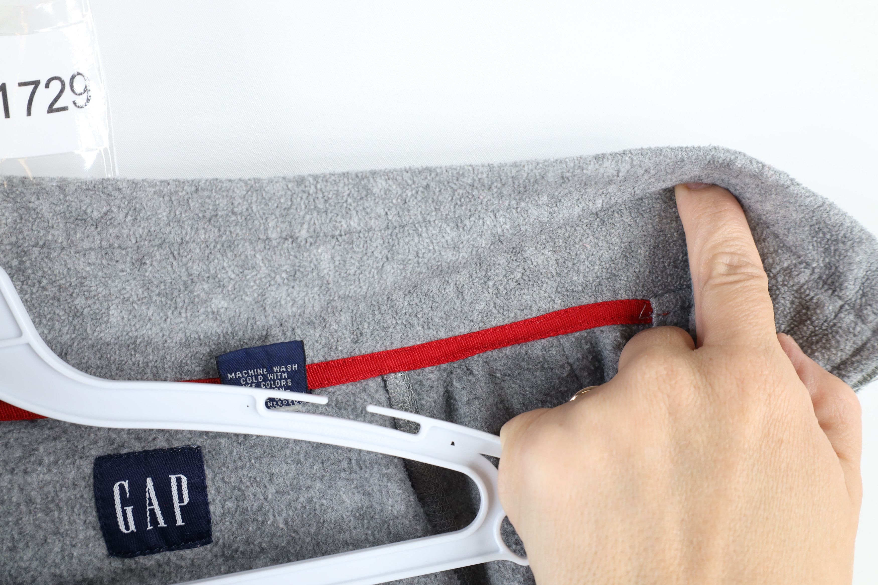 Gap × Vintage Vintage 90s Gap Half Zip Fleece Pullover Sweater Gray Size US XL / EU 56 / 4 - 7 Thumbnail