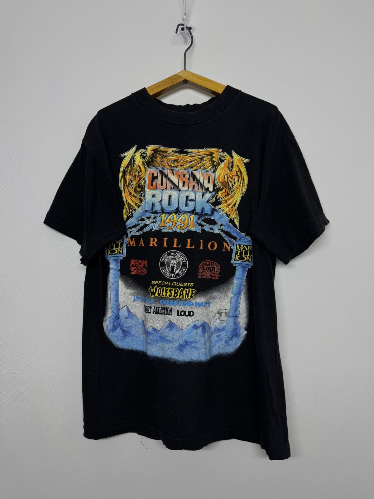 Vintage Vintage Y2k Marillion «Holidays in Eden Tour 1991» T-Shirt Size US L / EU 52-54 / 3 - 2 Thumbnail