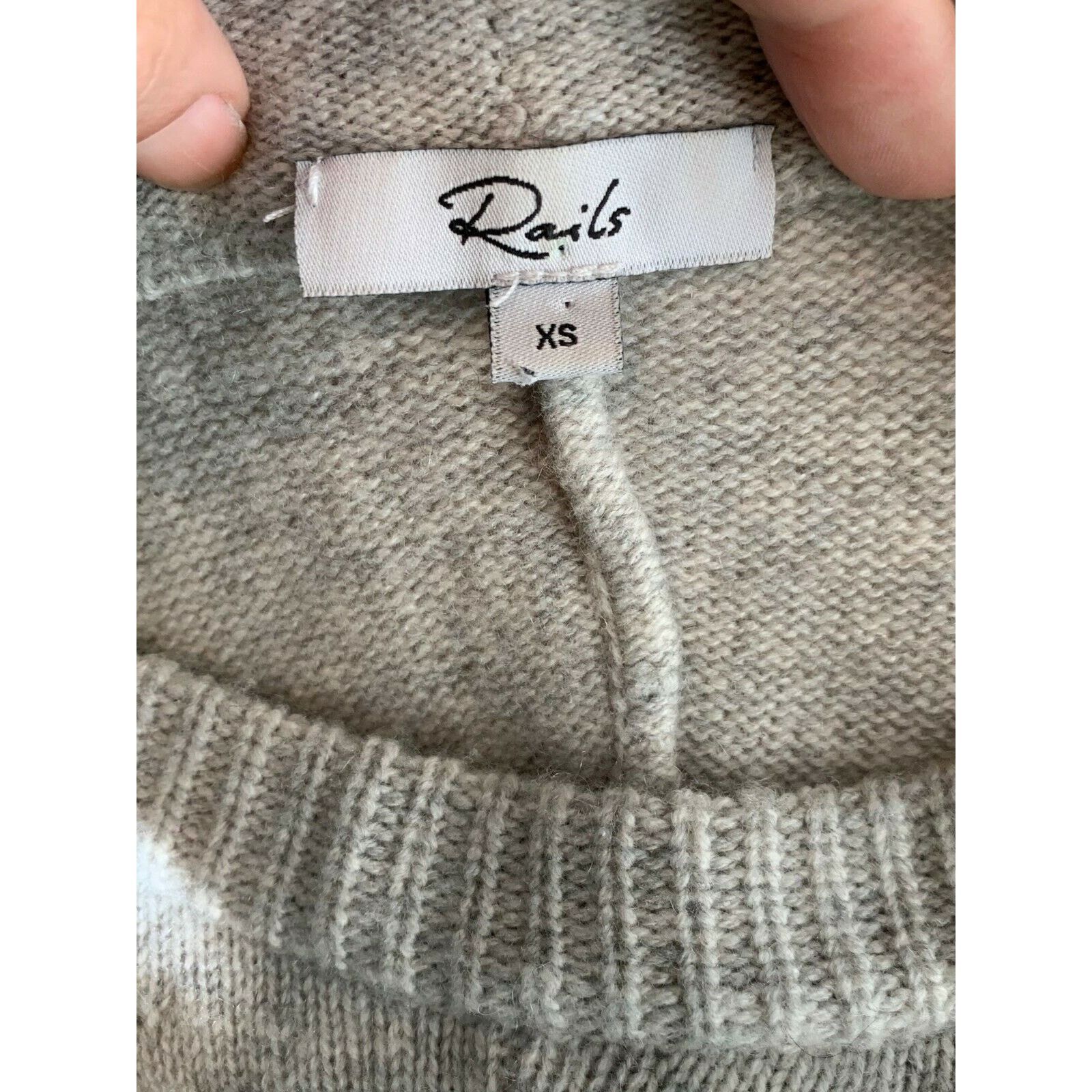 Rails Rails Cashmere Sweater Oversized Cozy Knit Pullover size XS Size XS / US 0-2 / IT 36-38 - 3 Thumbnail