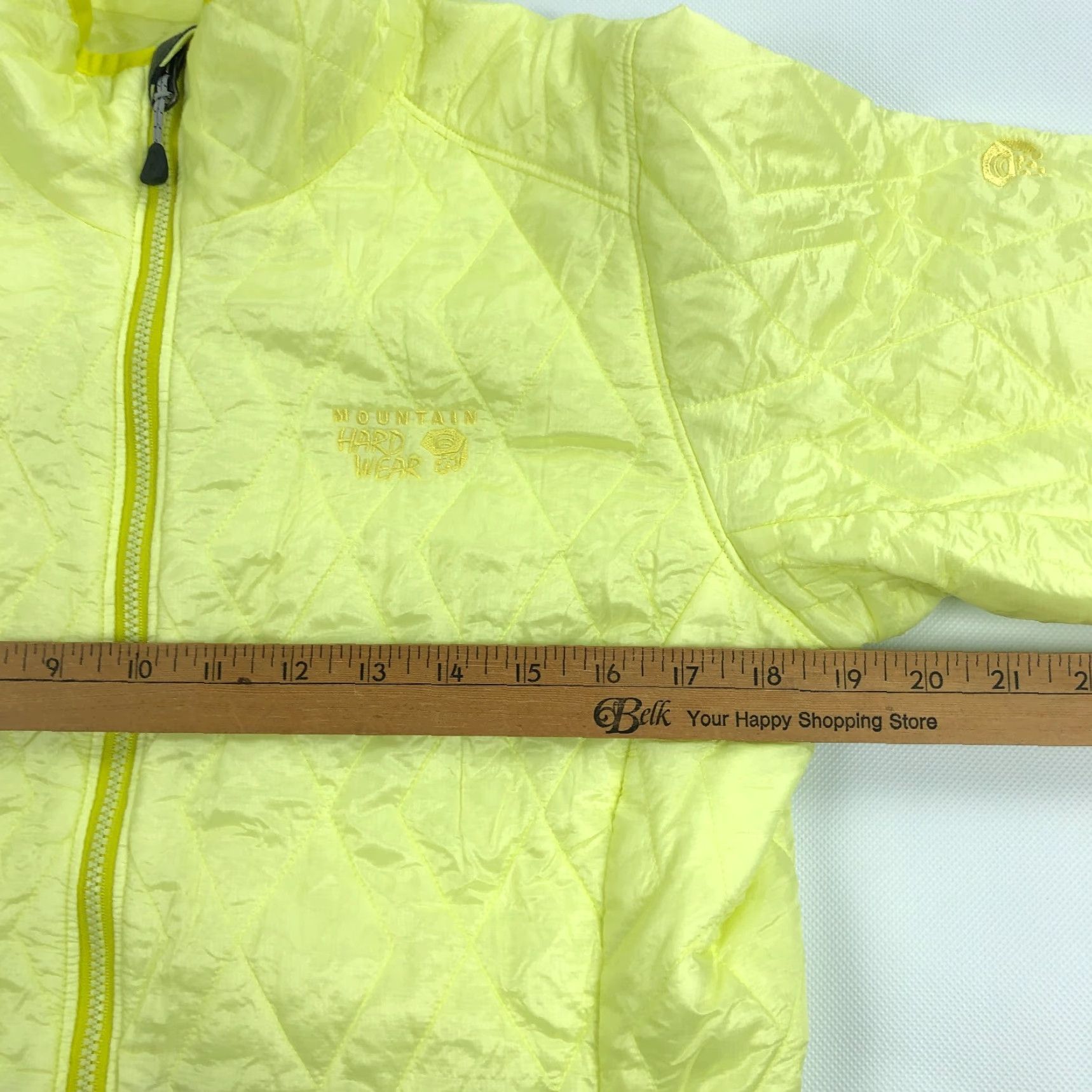 Mountain Hardwear VINTAGE Mountain Hardwear Thermal Q Elite Puffer Jacket Womens Medium Yellow Size M / US 6-8 / IT 42-44 - 5 Thumbnail