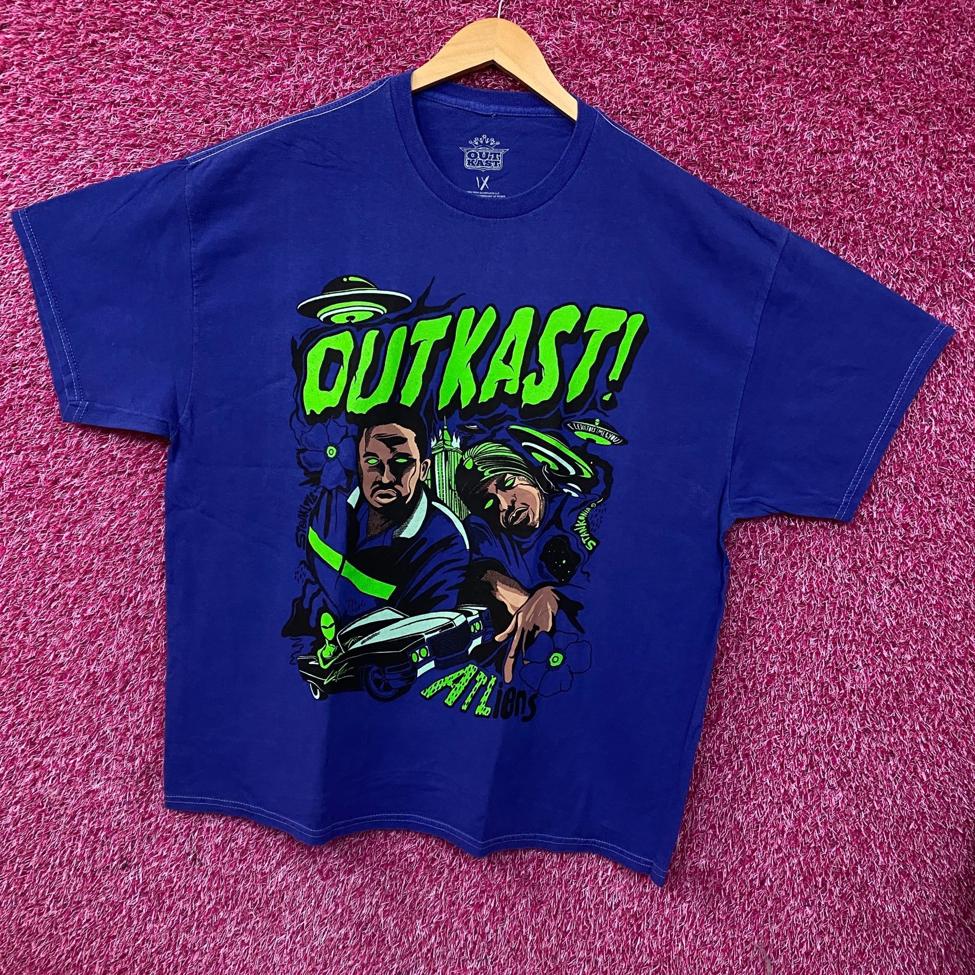 Outkast OutKast ATLiens Invasion André 3000 and Big Boi Hip-Hop Duo Size US XL / EU 56 / 4 - 3 Thumbnail