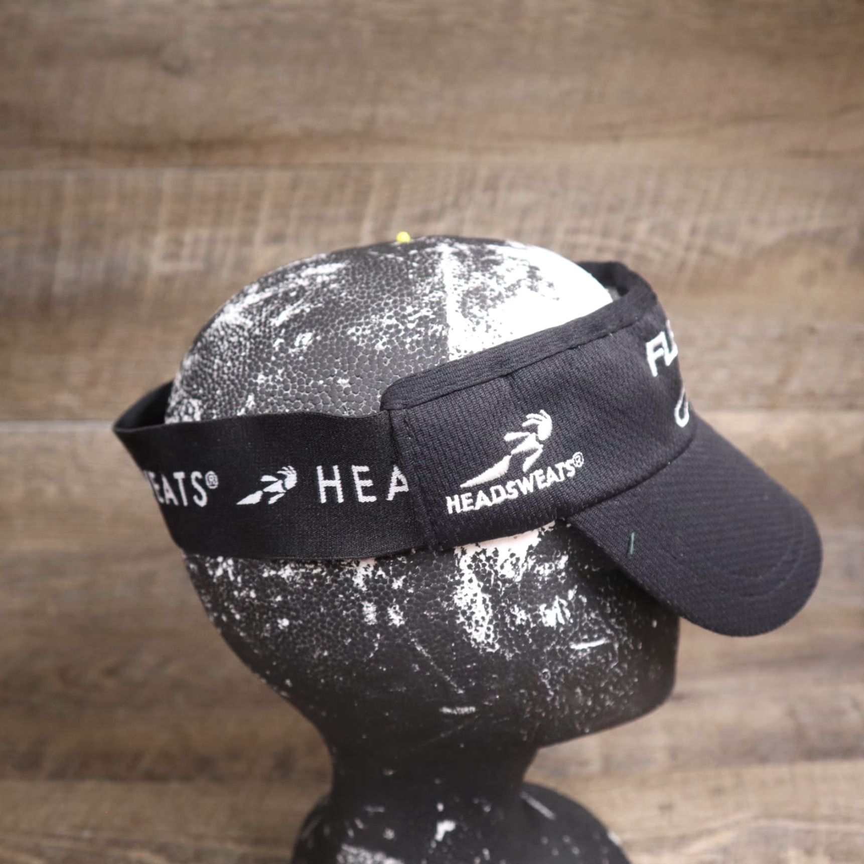 Brooks VINTAGE Brooks Sport Visor Hat Adult Adjustable Black Men Summer Casual Size ONE SIZE - 3 Thumbnail
