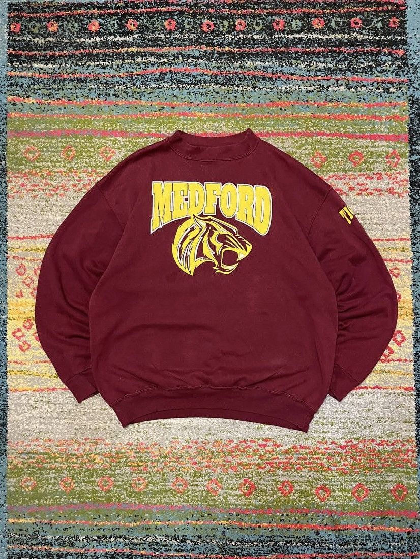 Vintage Vintage Medford Heavy Cotton Boxy Sweatshirt L Size US L / EU 52-54 / 3 - 1 Thumbnail
