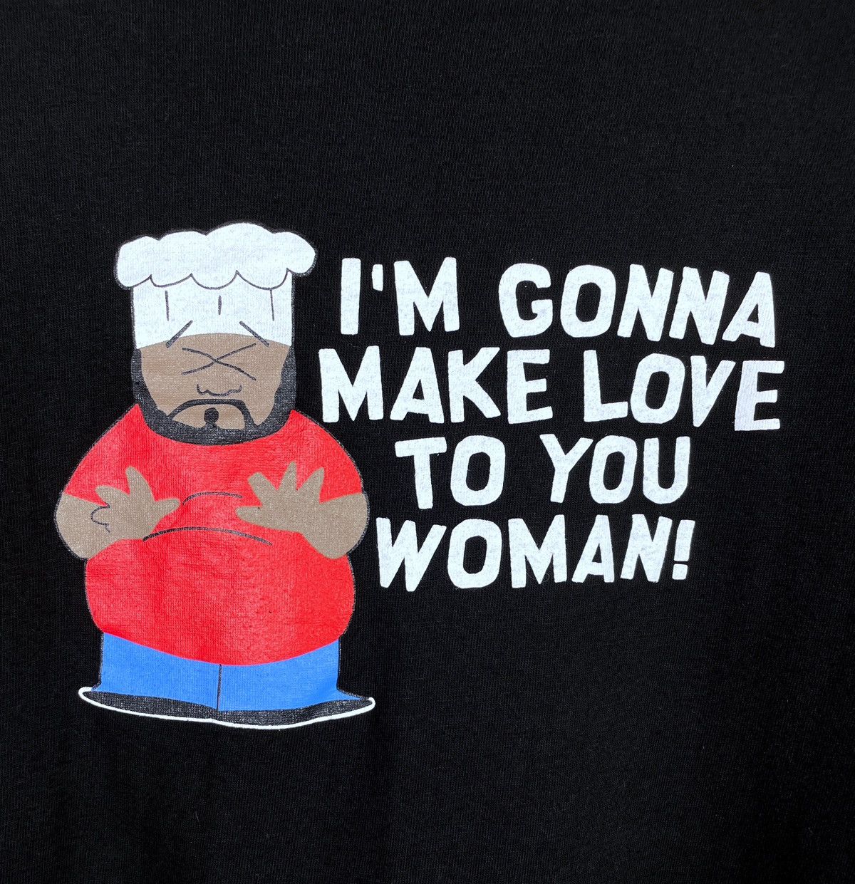 Vintage Vintage 2000 South Park Chef “I’m Gonna Make Love” Tee Sz M Size US M / EU 48-50 / 2 - 2 Thumbnail