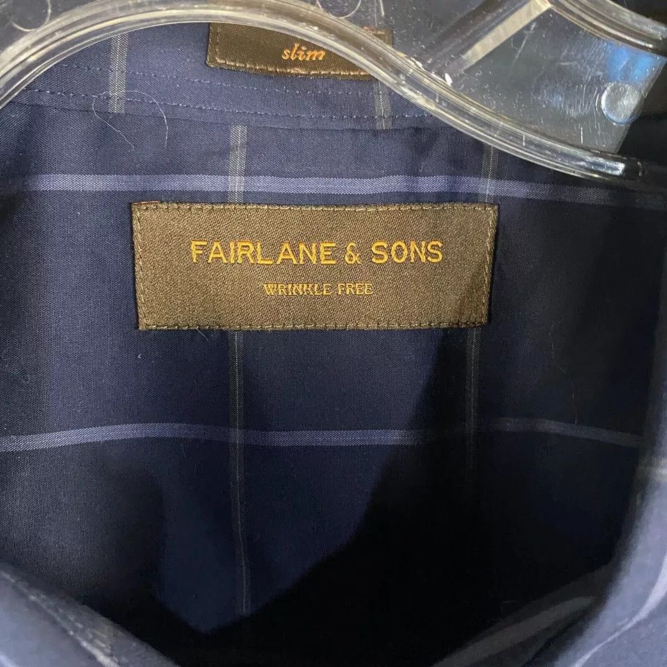 Other Fairlane & Sons Shirt Men's XXL Tall Slim Fit Button Up 2XL Size US XXL / EU 58 / 5 - 2 Thumbnail