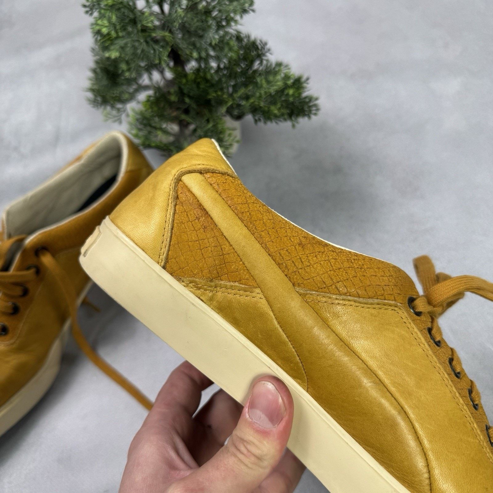 Puma Vintage Puma x Alexander McQueen Low Top Leather Shoes Size US 12 / EU 45 - 18 Thumbnail