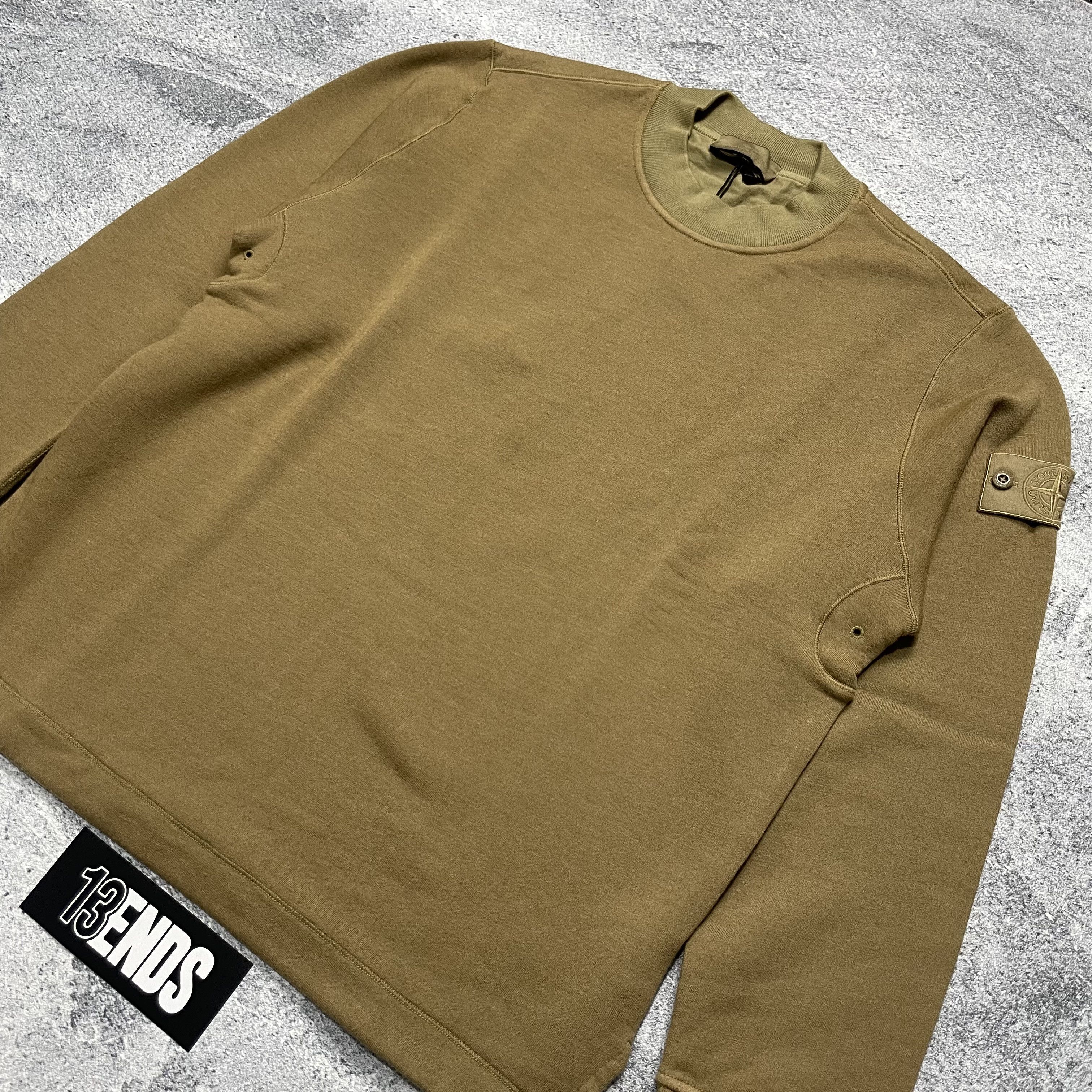 Stone Island STONE ISLAND GHOST PIECE CREWNECK BROWN Size US L / EU 52-54 / 3 - 2 Thumbnail
