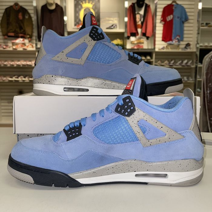 jordan 4 university blue in store