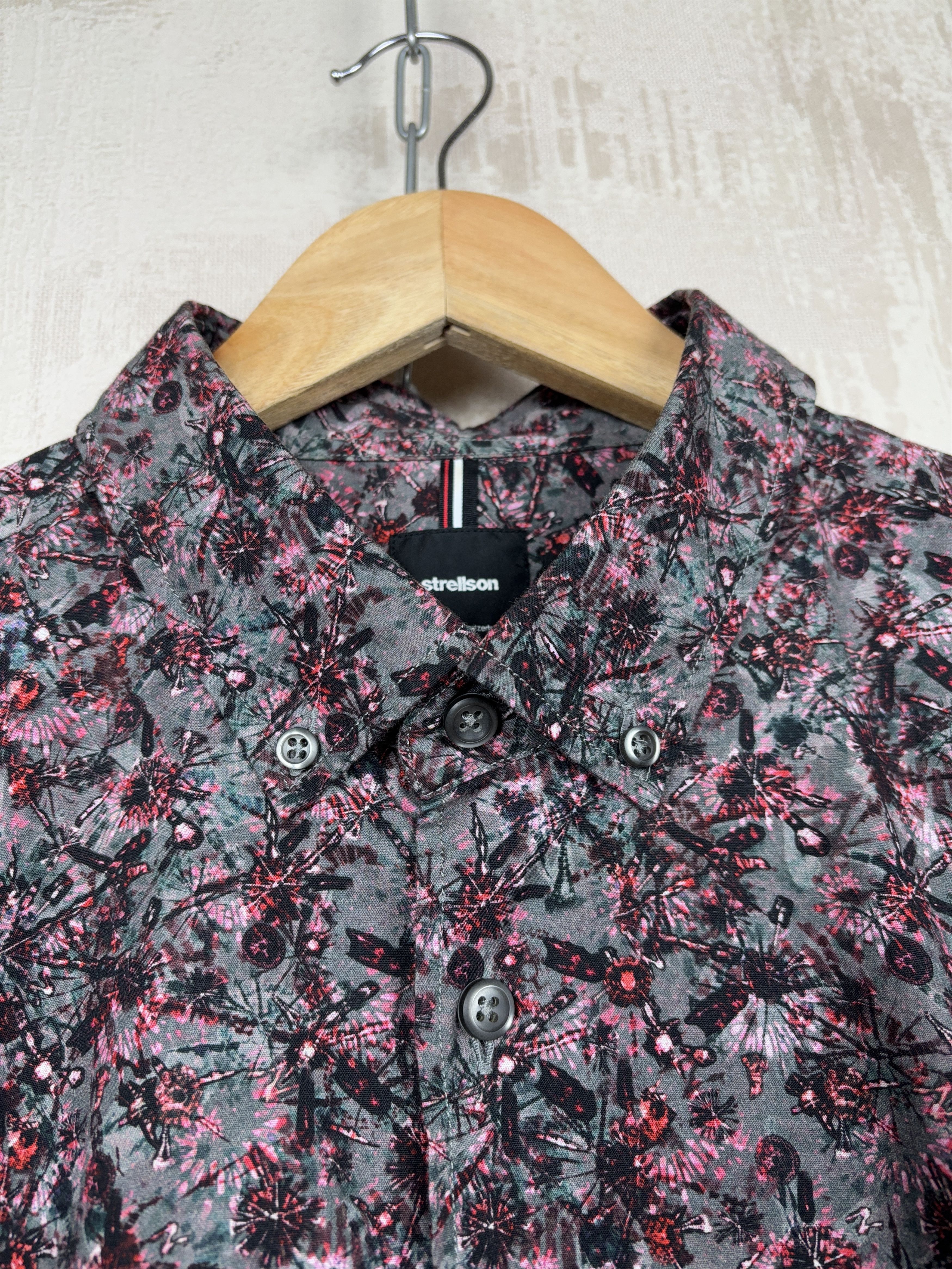 Strellson Strellson Floral Long Sleeve Shirt Button Down Size US L / EU 52-54 / 3 - 4 Thumbnail