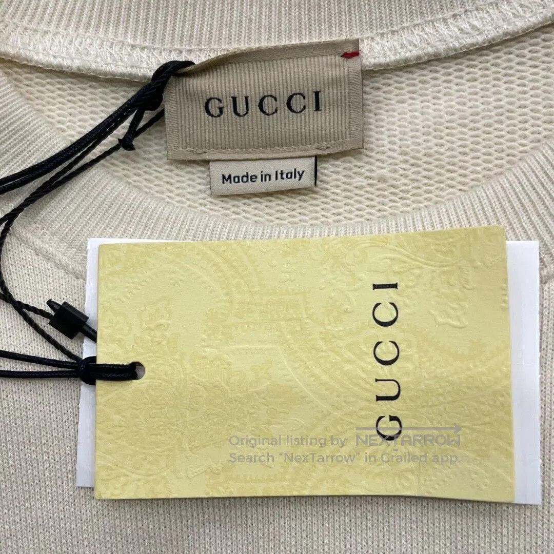 Gucci gucci sweatshirt with star logo in beige. Size US M / EU 48-50 / 2 - 5 Thumbnail