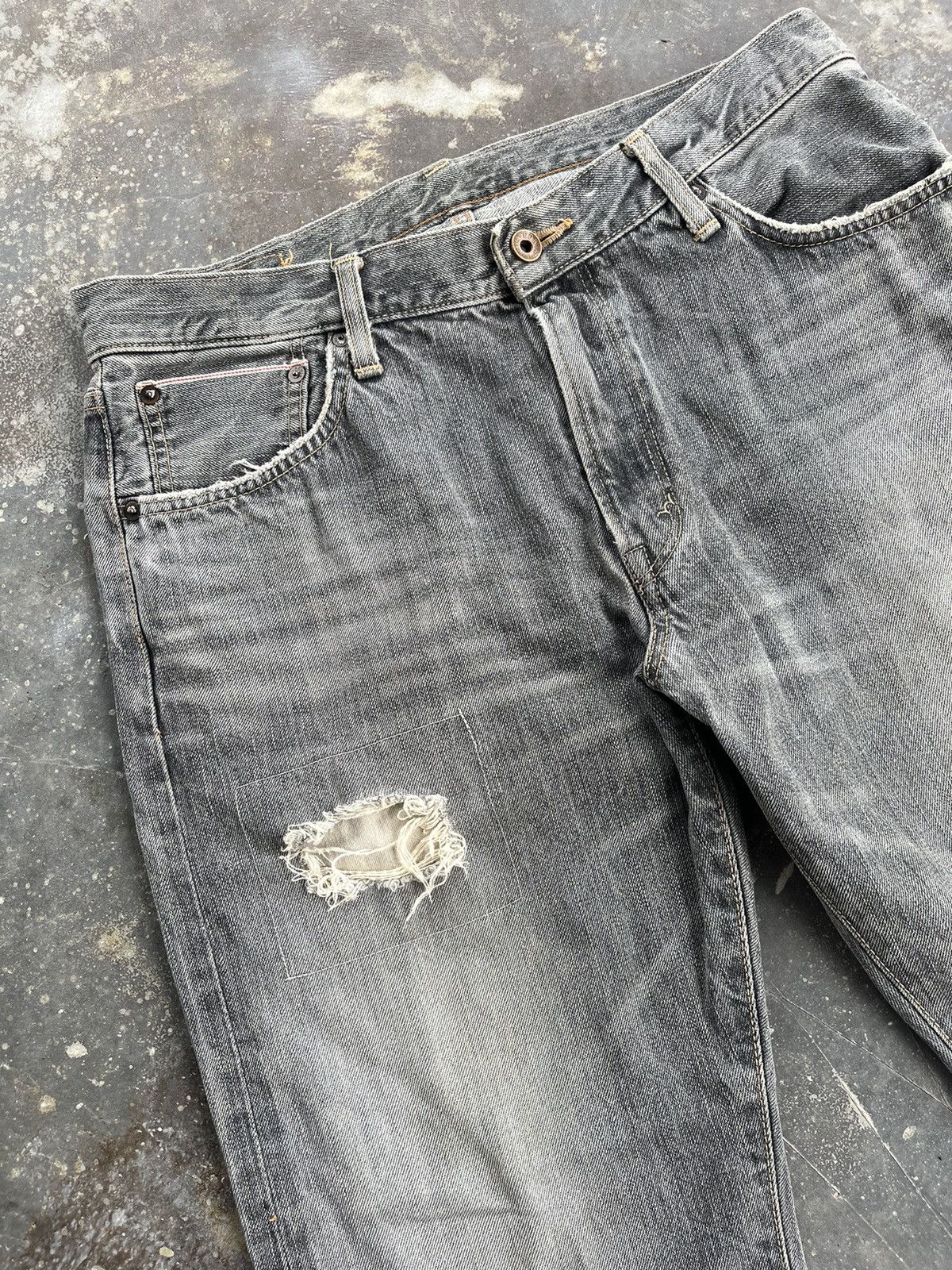 Edwin × If Six Was Nine × Japanese Brand Vintage Edwin 505 Mudwash Selvadge Denim Size US 34 / EU 50 - 18 Thumbnail