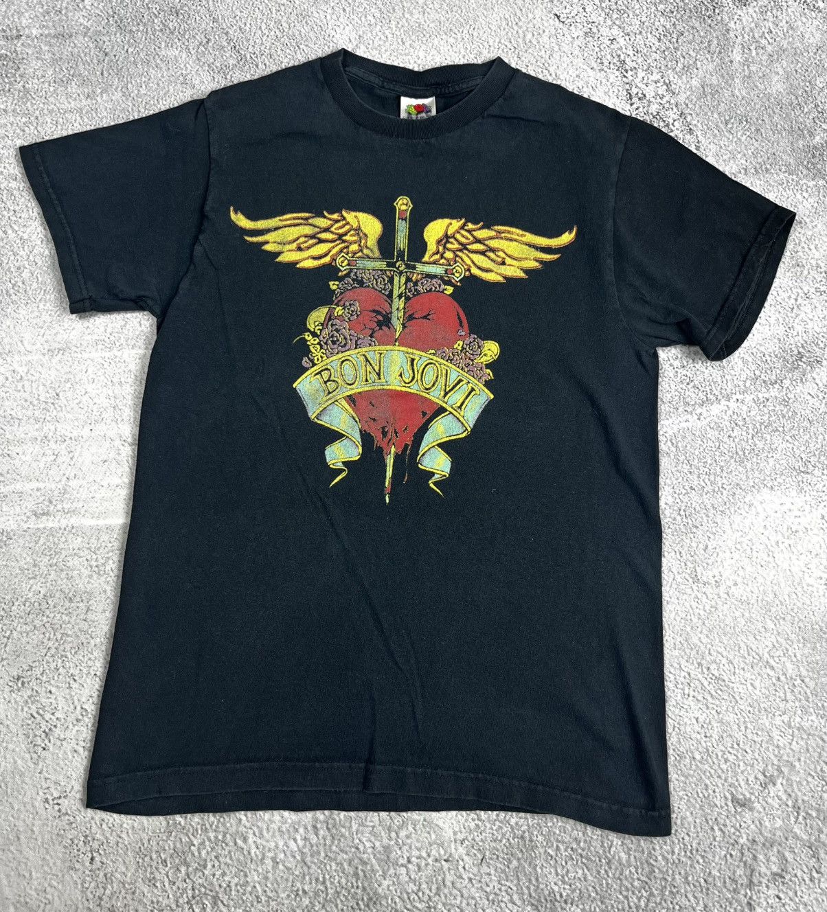 Band Tees Bon Jovi T-Shirt Black vintage 2008 size XL Size US M / EU 48-50 / 2 - 1 Thumbnail