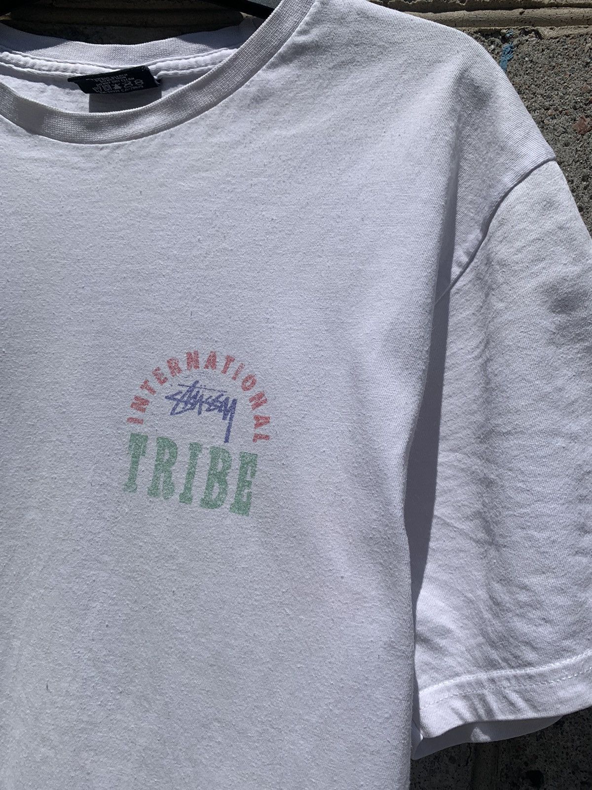 Stussy × Vintage Rare Vintage Stussy international tribe t shirt Size US M / EU 48-50 / 2 - 3 Thumbnail