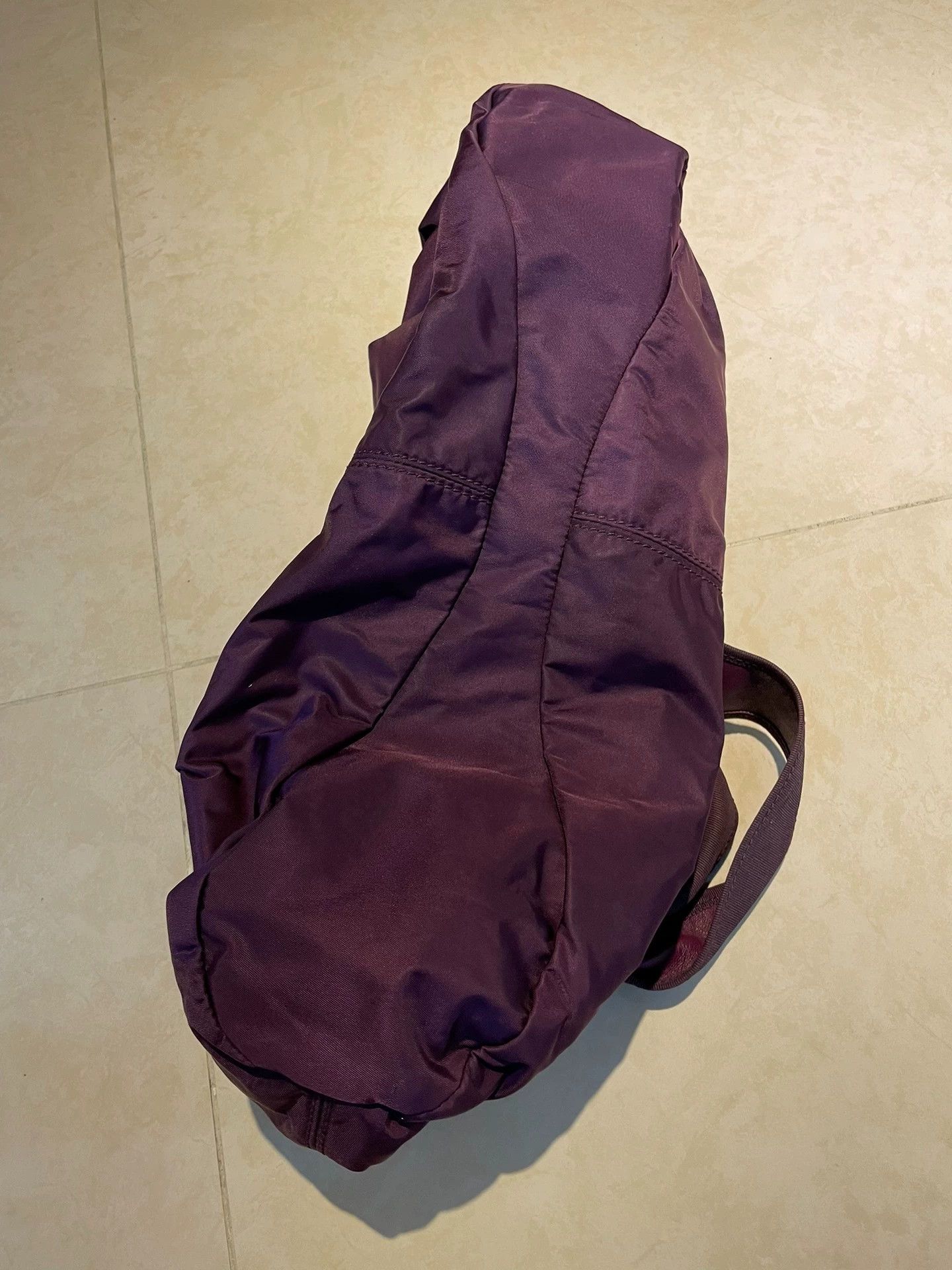 Prada Prada Nylon Studded Shoulder Bag Deep Purple Size ONE SIZE - 5 Thumbnail