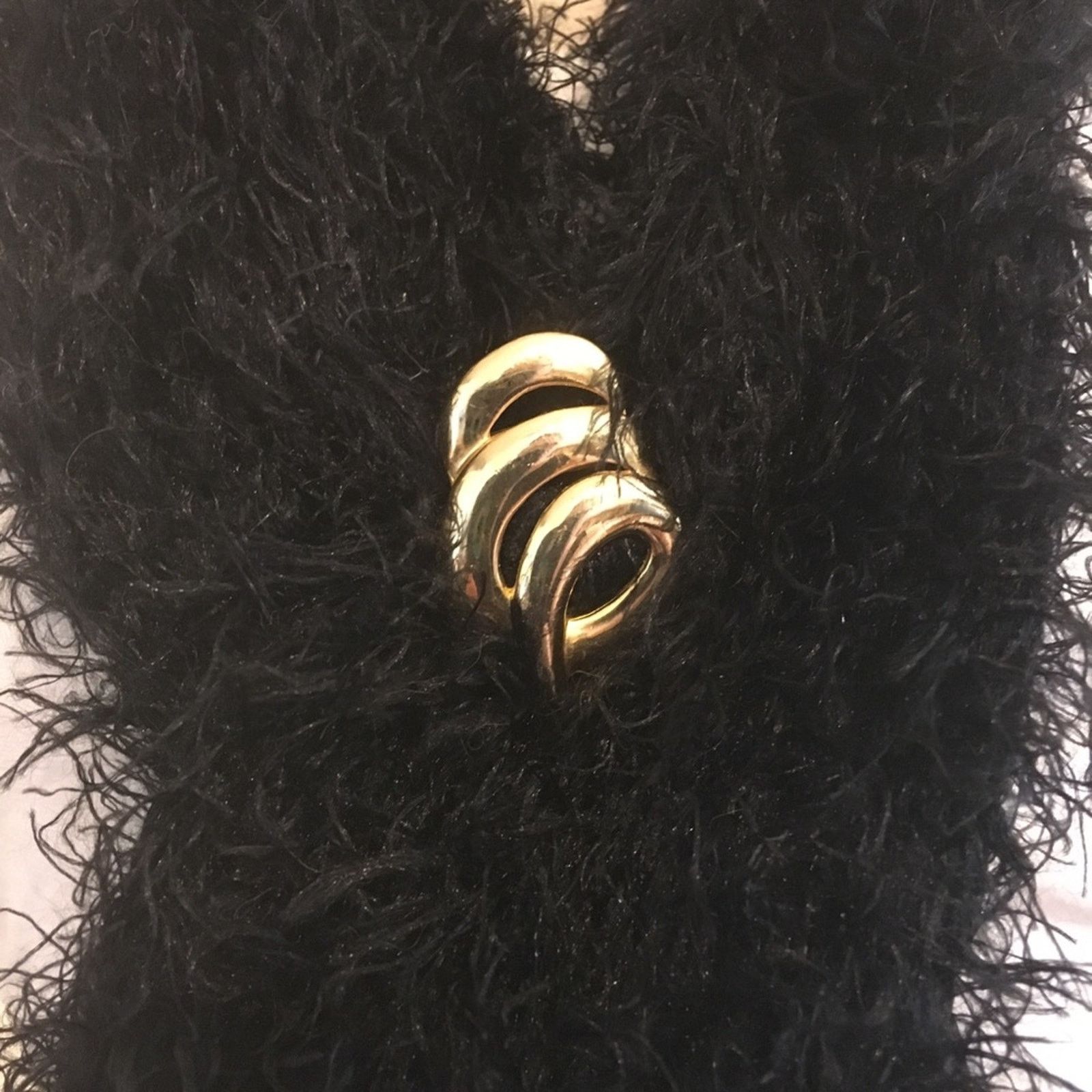 Vintage Vintage MJENT signed gold tone swirl scarf clip Size ONE SIZE - 3 Thumbnail