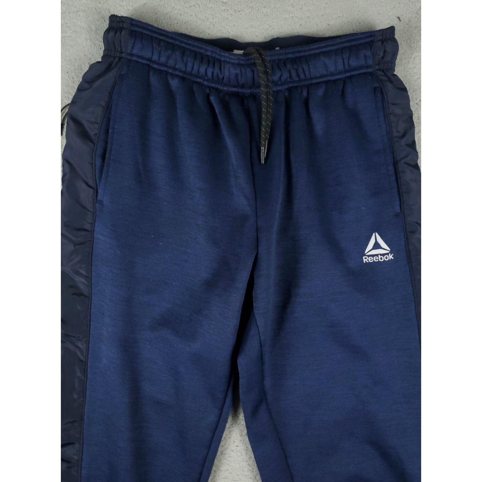 Reebok Reebok Pants Mens Size Medium Blue Tech Fleece Track Running Joggers Sweatpants Regular Fit Size US 31 - 2 Thumbnail