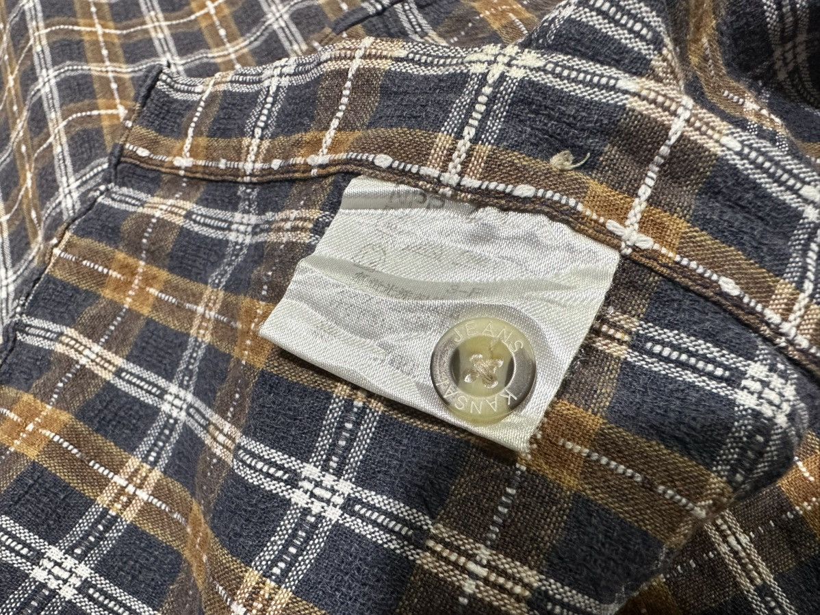 Kansai Yamamoto 🔥Vintage Kansai Yamamoto Shirt Plaid Short Sleeve Size US L / EU 52-54 / 3 - 6 Thumbnail