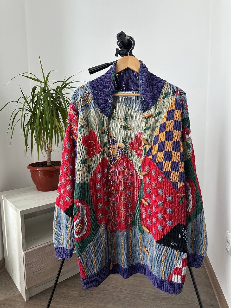 Japanese Brand × Vintage Vintage Japanese Cardigan Distressed Knit Vanessa. A Sweater Size US XL / EU 56 / 4 - 16 Thumbnail
