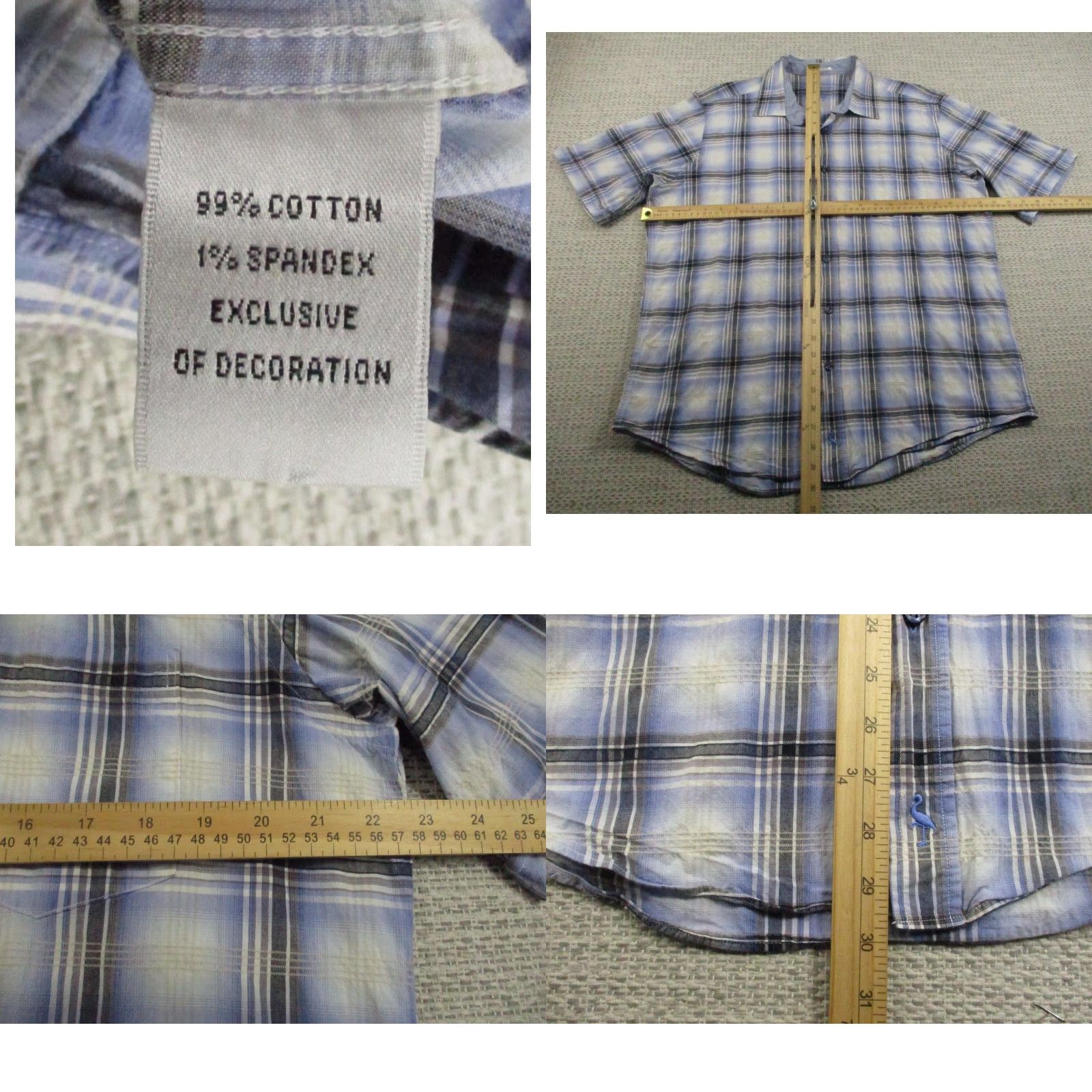 Tailorbyrd **Tailorbyrd Shirt Mens Large Blue Plaid Button-Up Classic Fit** User: Tailorbyrd Shirt Mens Large Blue Plaid Button-Up Classic Fit Size US L / EU 52-54 / 3 - 8 Thumbnail