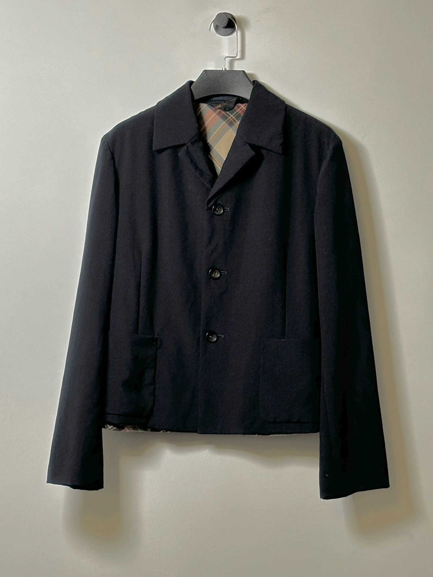 Comme des Garcons CDG 1997 Checkered Paneled Short Jacket Size US M / EU 48-50 / 2 - 3 Thumbnail
