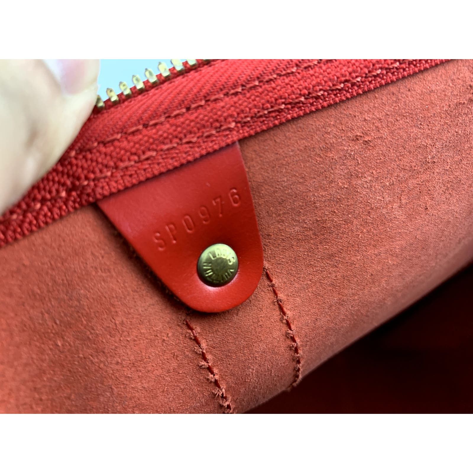 Louis Vuitton Louis Vuitton Castilian Red Epi Keepall 45 Boston 