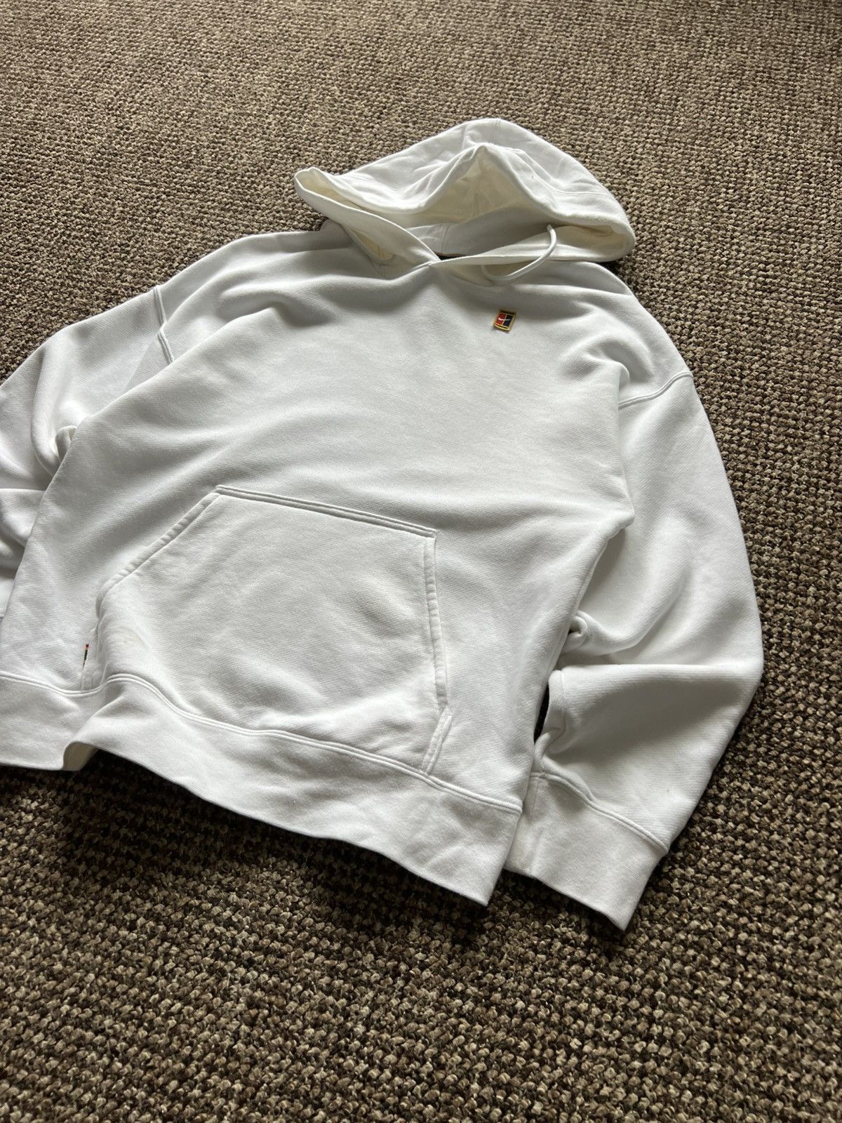 Nike 90’s NIKE VINTAGE Fleece Hoodie Court Heritage White Size US S / EU 44-46 / 1 - 3 Thumbnail