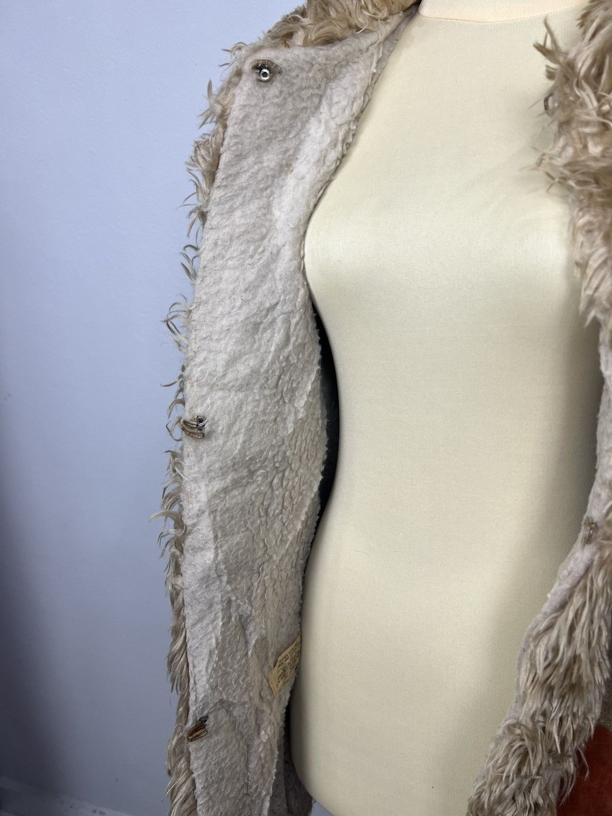 Vintage VINTAGE 70s Penny Lane Patchwork Suede Coat Size US M / EU 48-50 / 2 - 6 Thumbnail