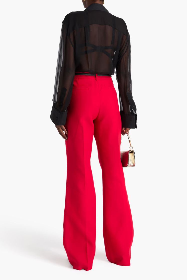 Valentino o1y0326 Casual Pant in Red Size 30" / US 8 / IT 44 - 3 Thumbnail