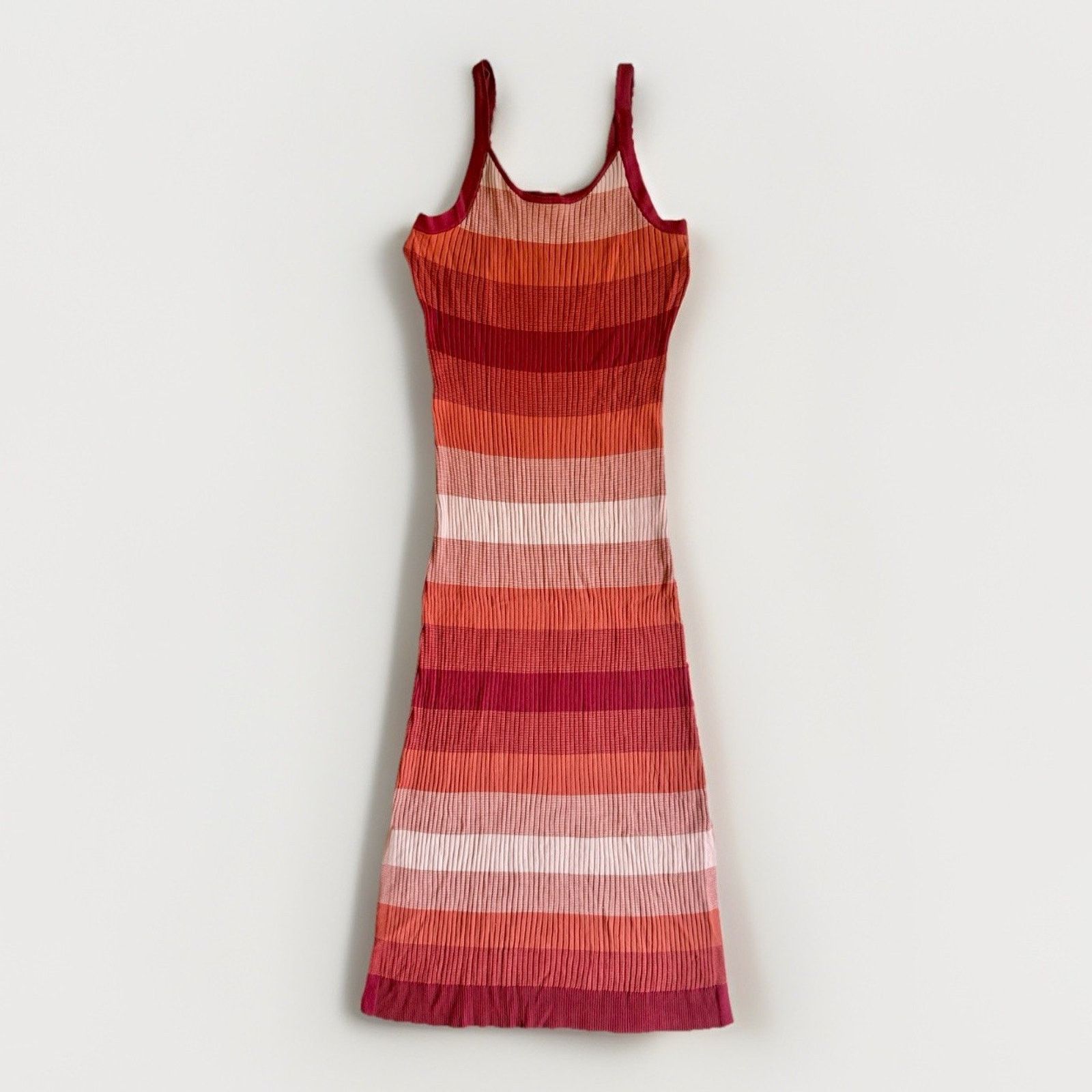 Banana Republic Banana Republic Womens Red Ombre Sweater Midi Dress S Size XS / US 0-2 / IT 36-38 - 1 Thumbnail