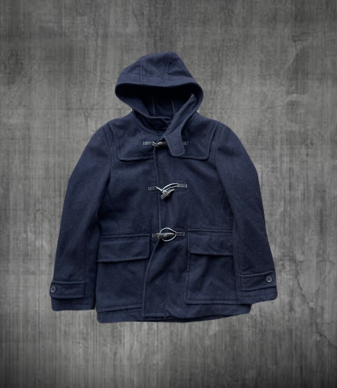 If Six Was Nine 2000s Japanese archive Wool Duffle Toggle Jacket Y2K Size US S / EU 44-46 / 1 - 1 Thumbnail