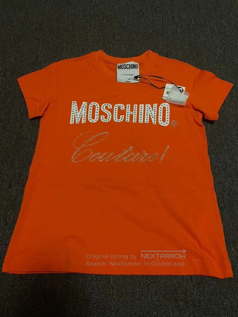Moschino Moschino Women's Embellished Orange T. Size US XS / EU 42 / 0 - 3 Thumbnail