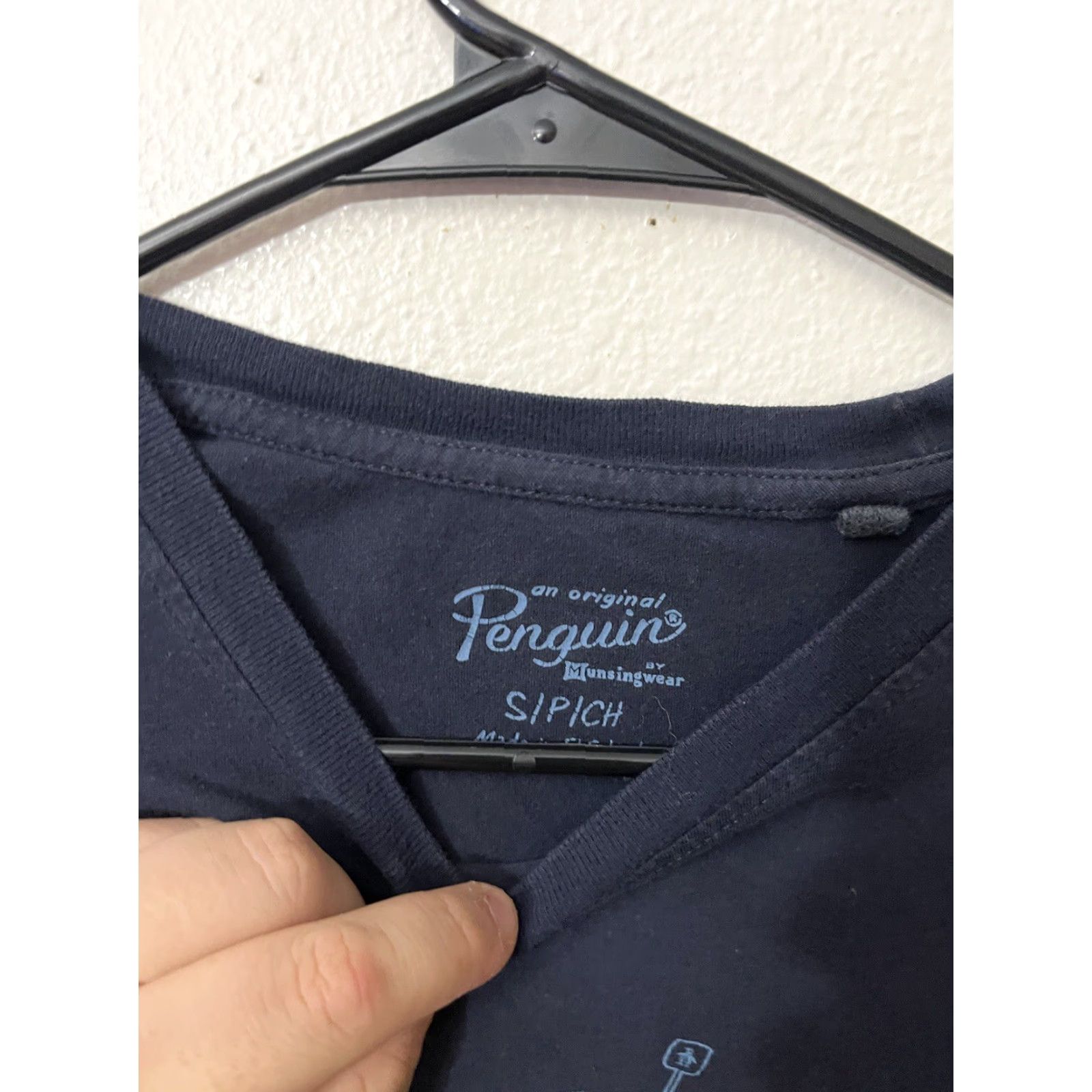 Original Penguin VINTAGE Original Penguin Graphic Print Shirt Cotton S Navy Blue Beach Mens Size US S / EU 44-46 / 1 - 2 Thumbnail