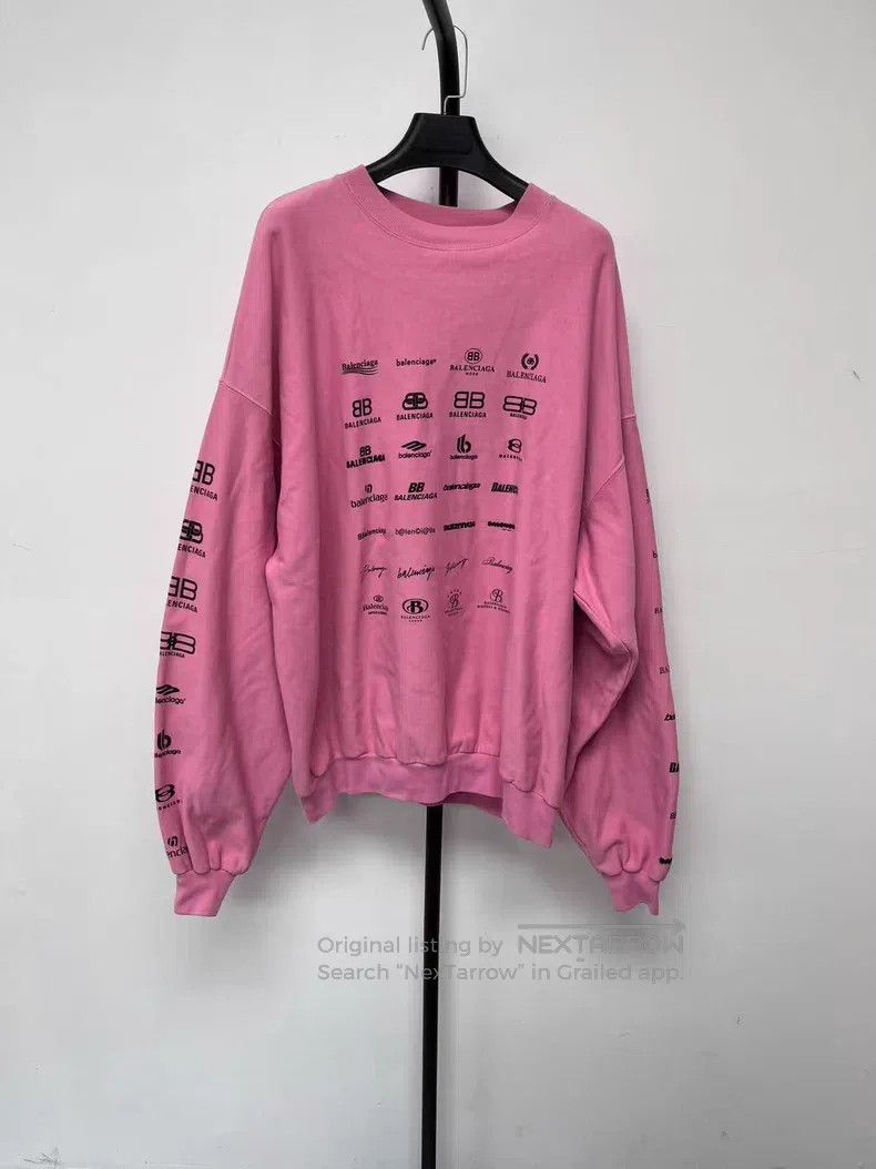 Balenciaga Balenciaga Logo letter print long-sleeve sweatshirt Size US M / EU 48-50 / 2 - 1 Thumbnail