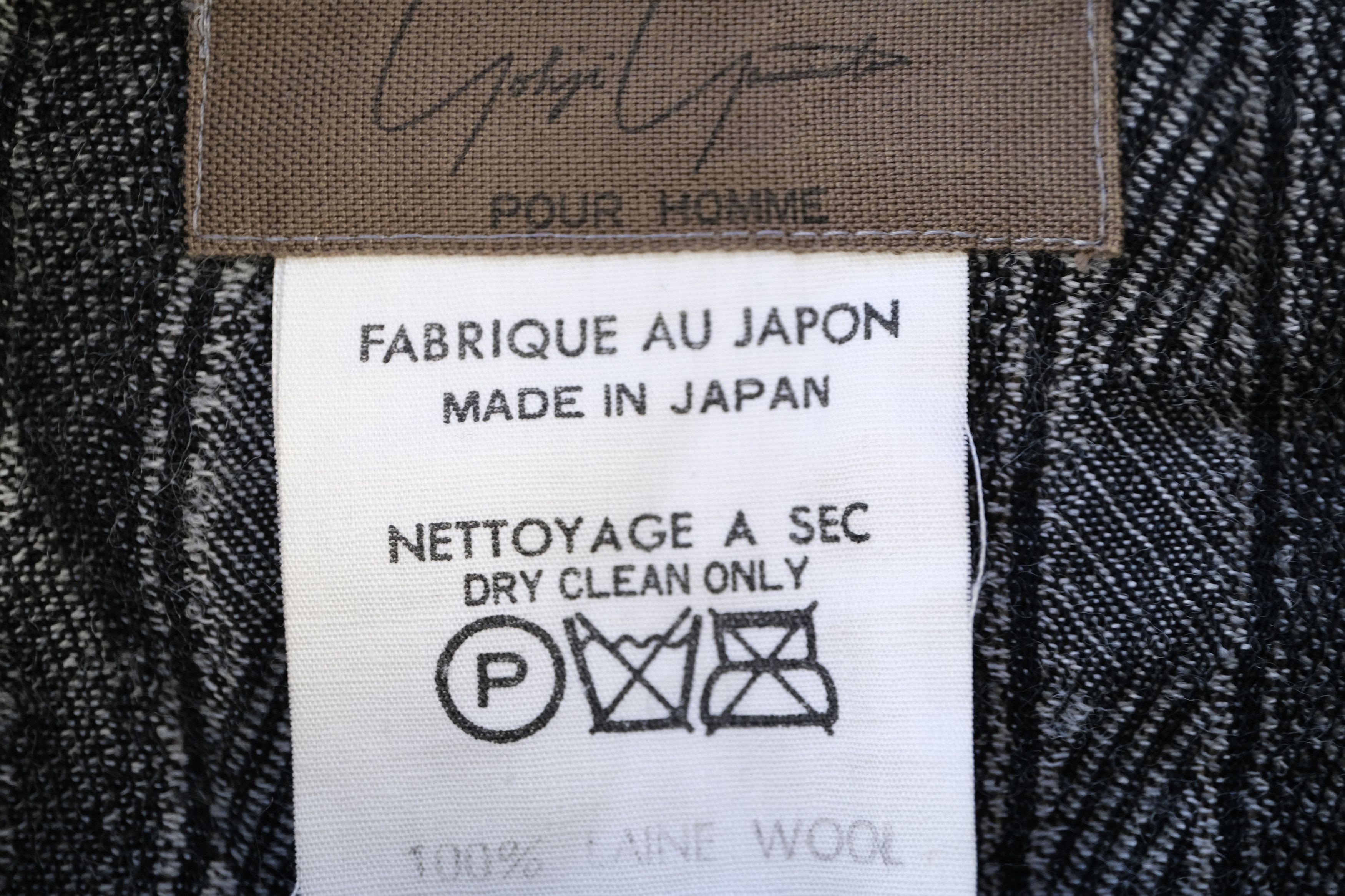 Yohji Yamamoto *RARE* Yohji Yamato Jacquard Stand Collar Shirt Size US L / EU 52-54 / 3 - 10 Thumbnail
